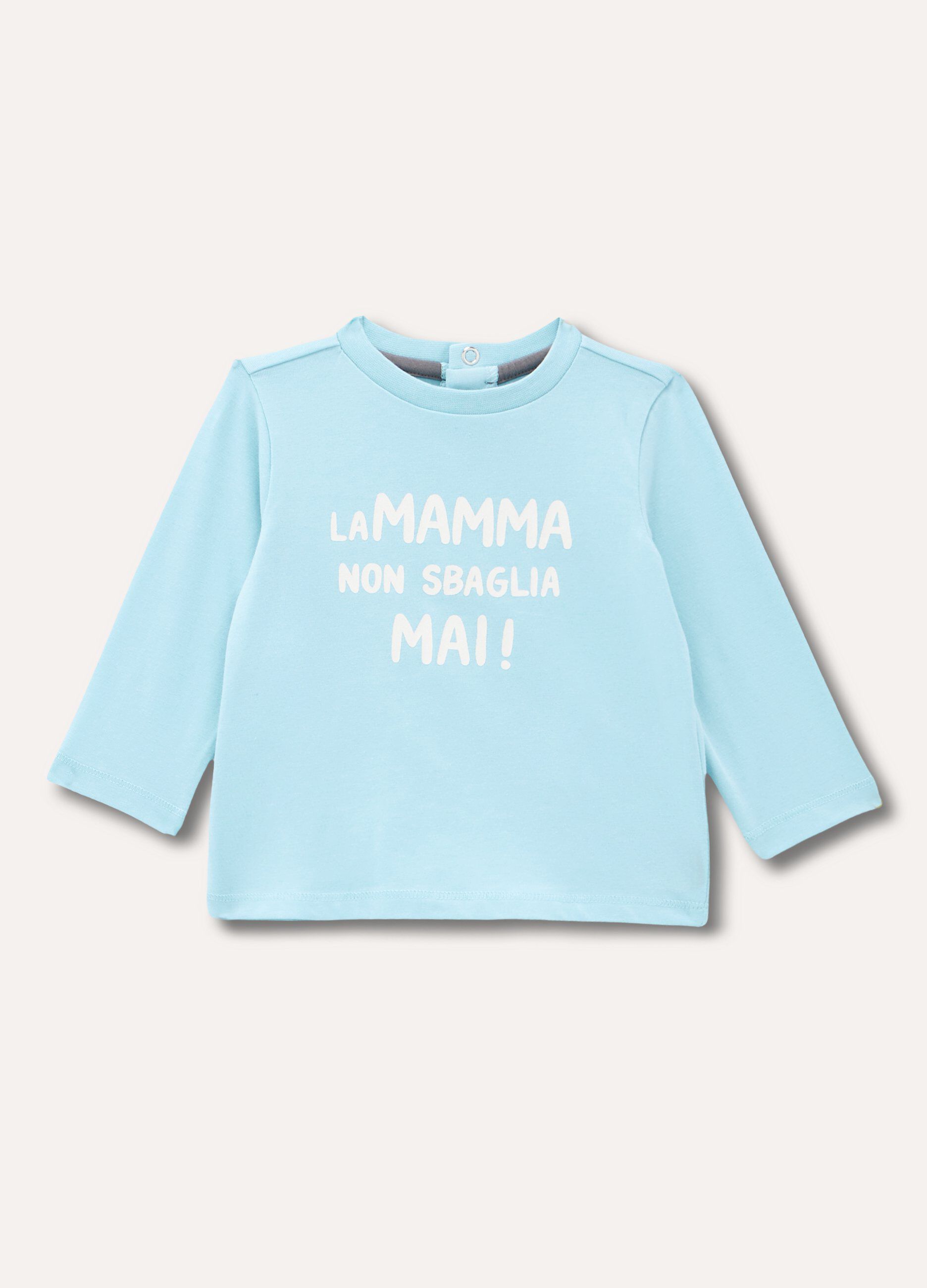 T-shirt in cotone stretch neonato