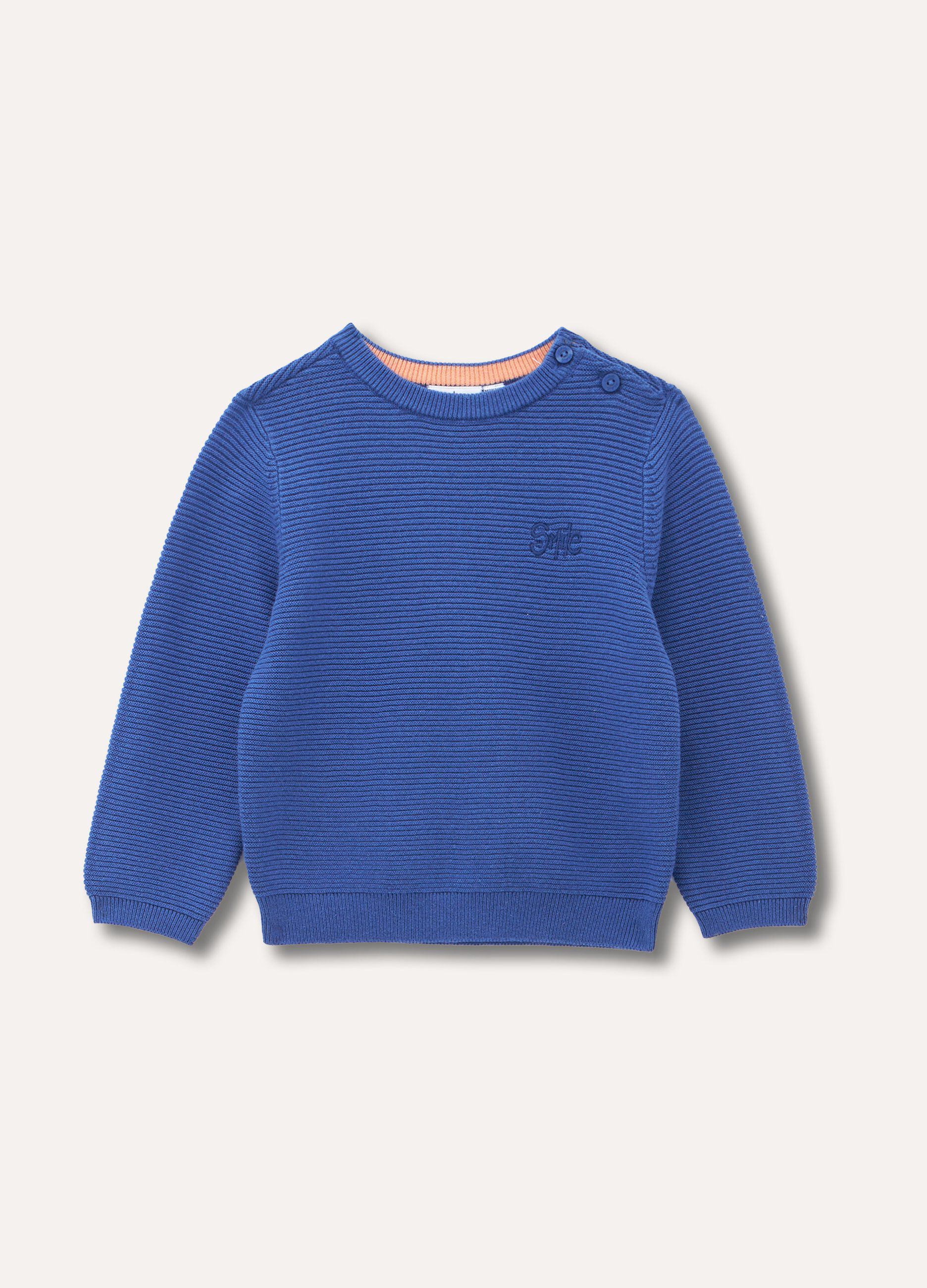 Tricot in costina di puro cotone neonato