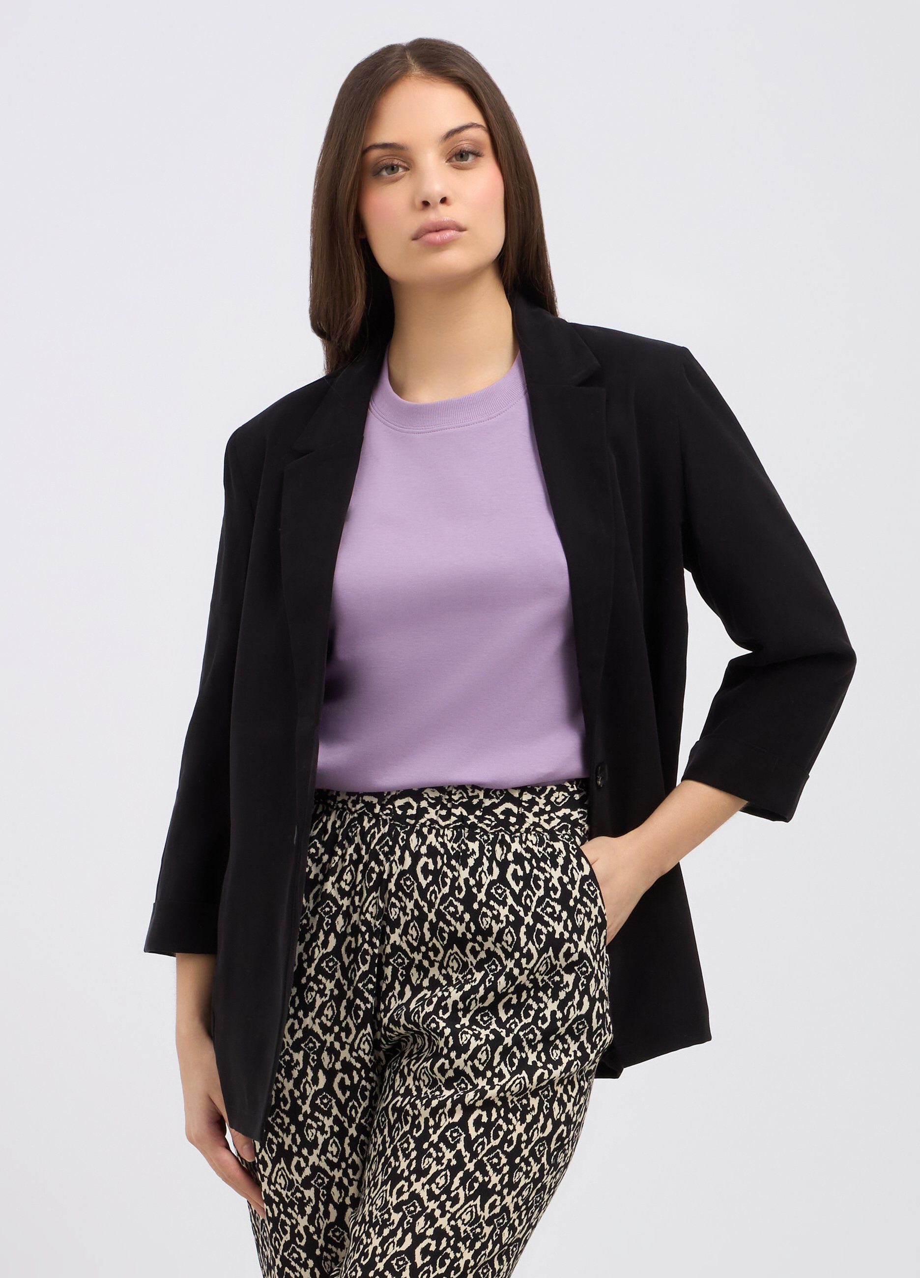 T-shirt in puro cotone donna