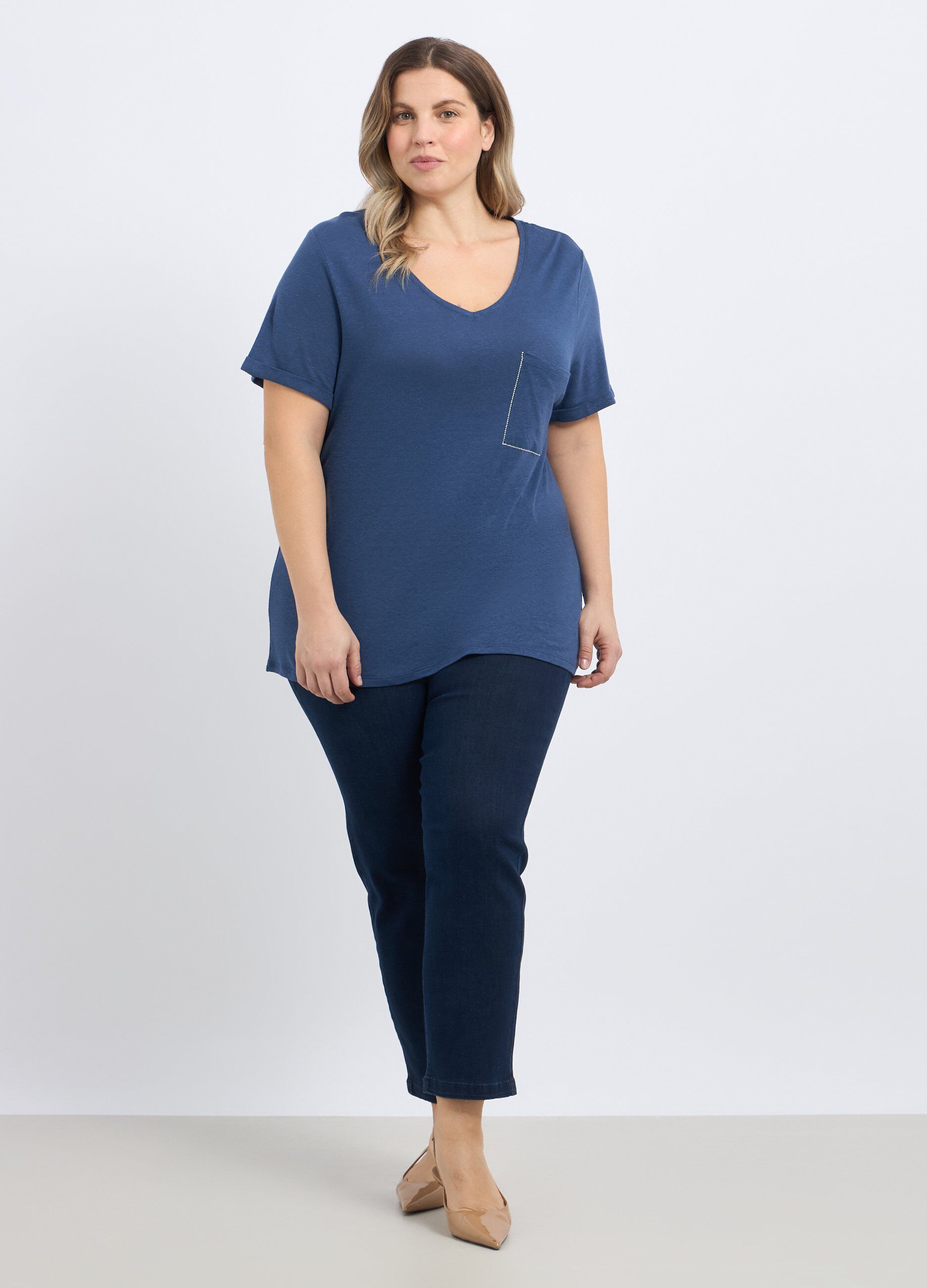 Jeans curvy 5 tasche donna