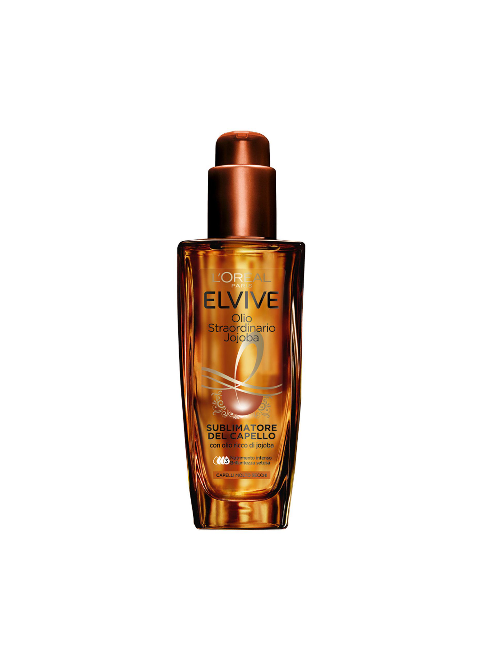 L'OrÃ©al Paris Trattamento Elvive Olio Straordinario Jojoba, Trattamento Nutriente per Capelli Secchi, 100 ml.