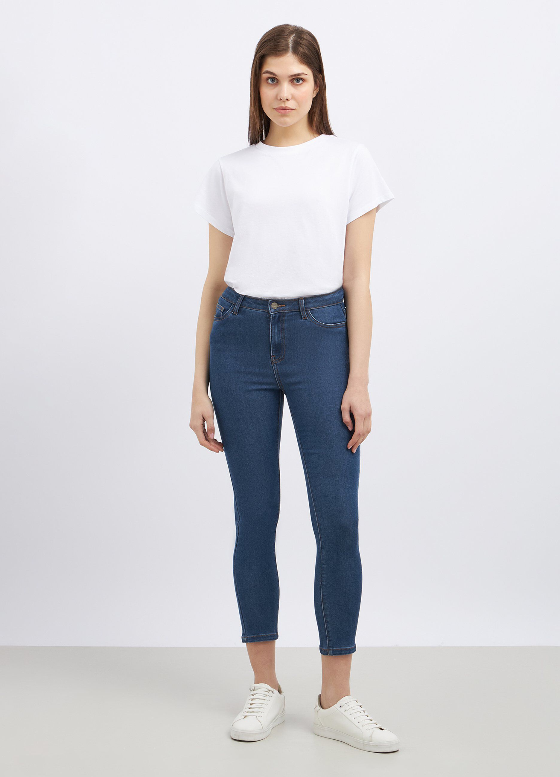 Jeans in misto lyocell donna