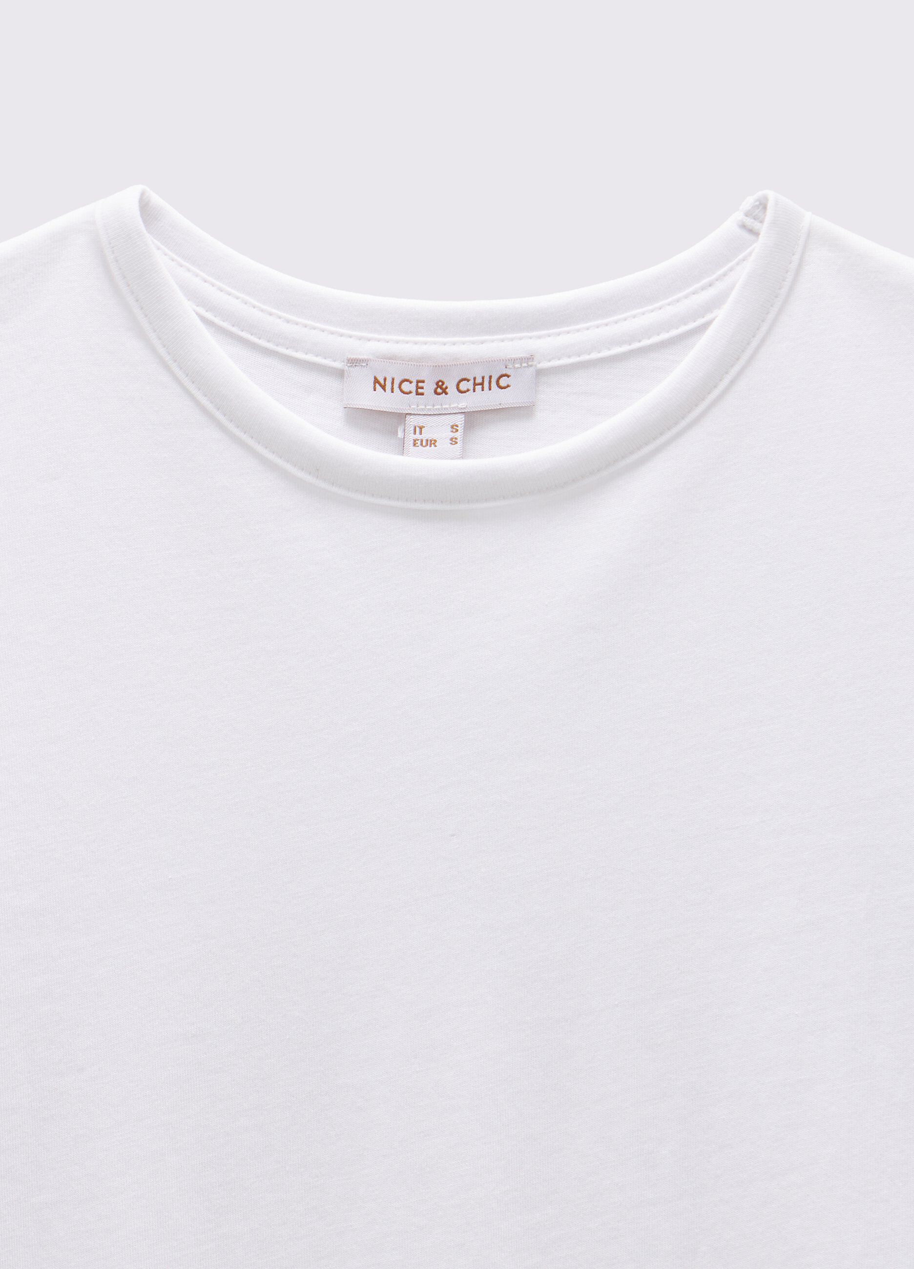 T-shirt in puro cotone a maniche lunghe donna 3 T-shirt in puro cotone a maniche lunghe donna