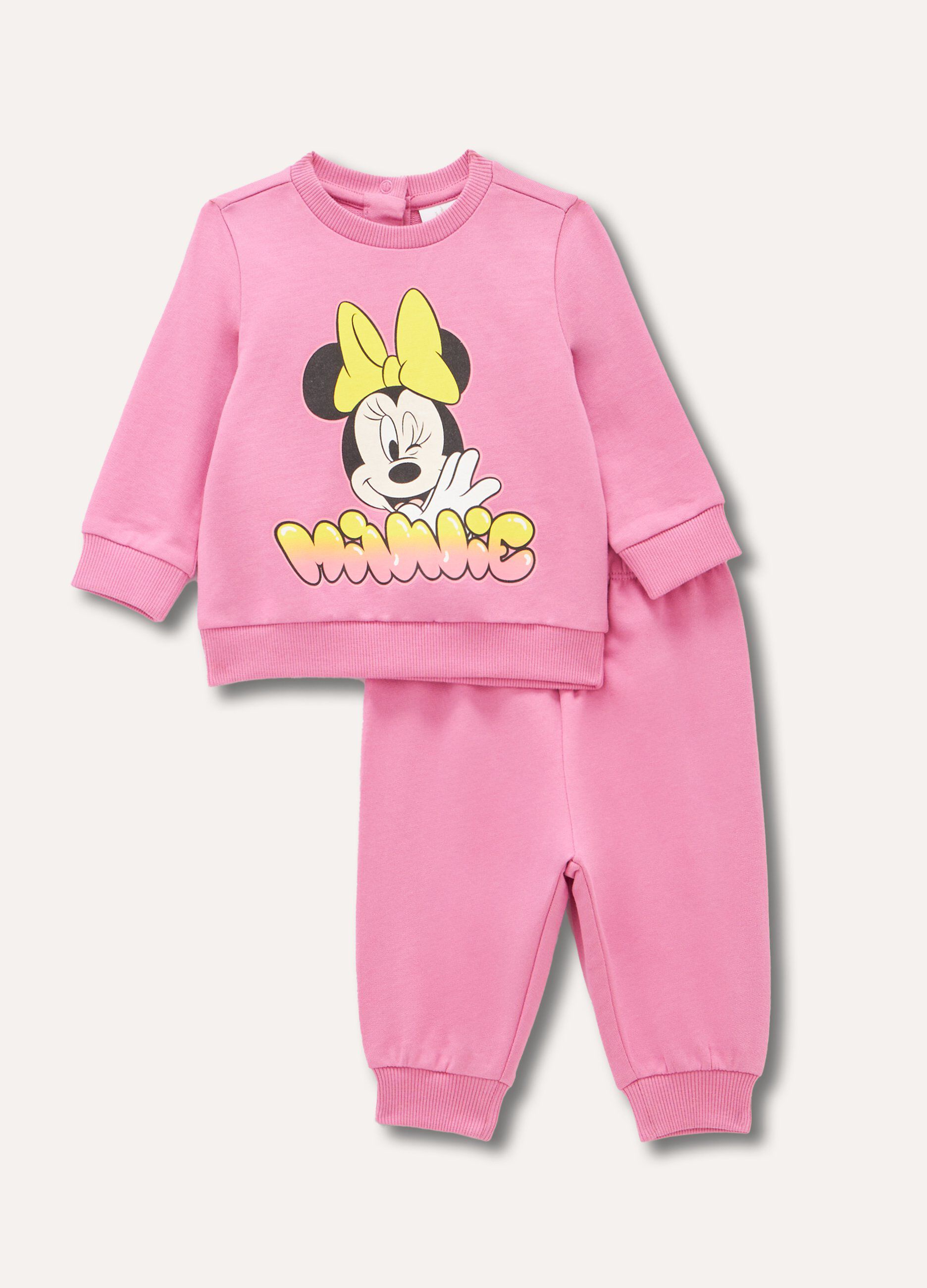 Jogging set in puro cotone neonata
