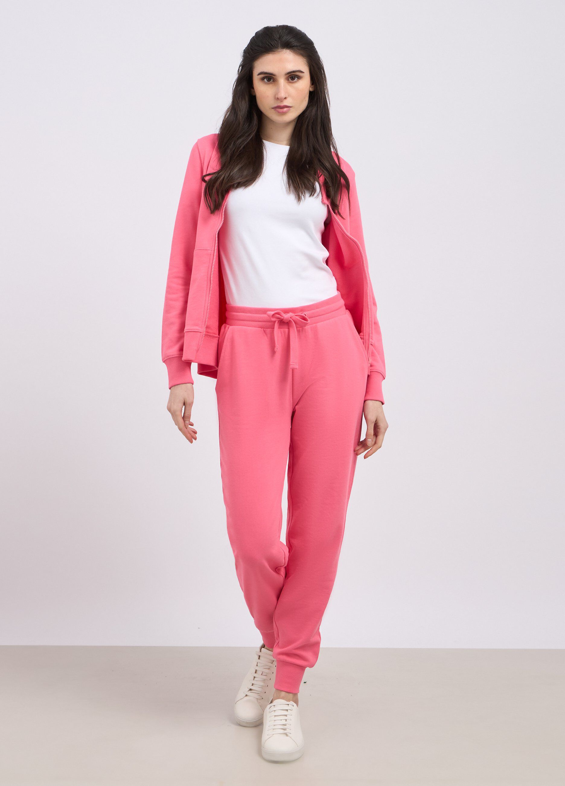 Jogger in misto cotone donna