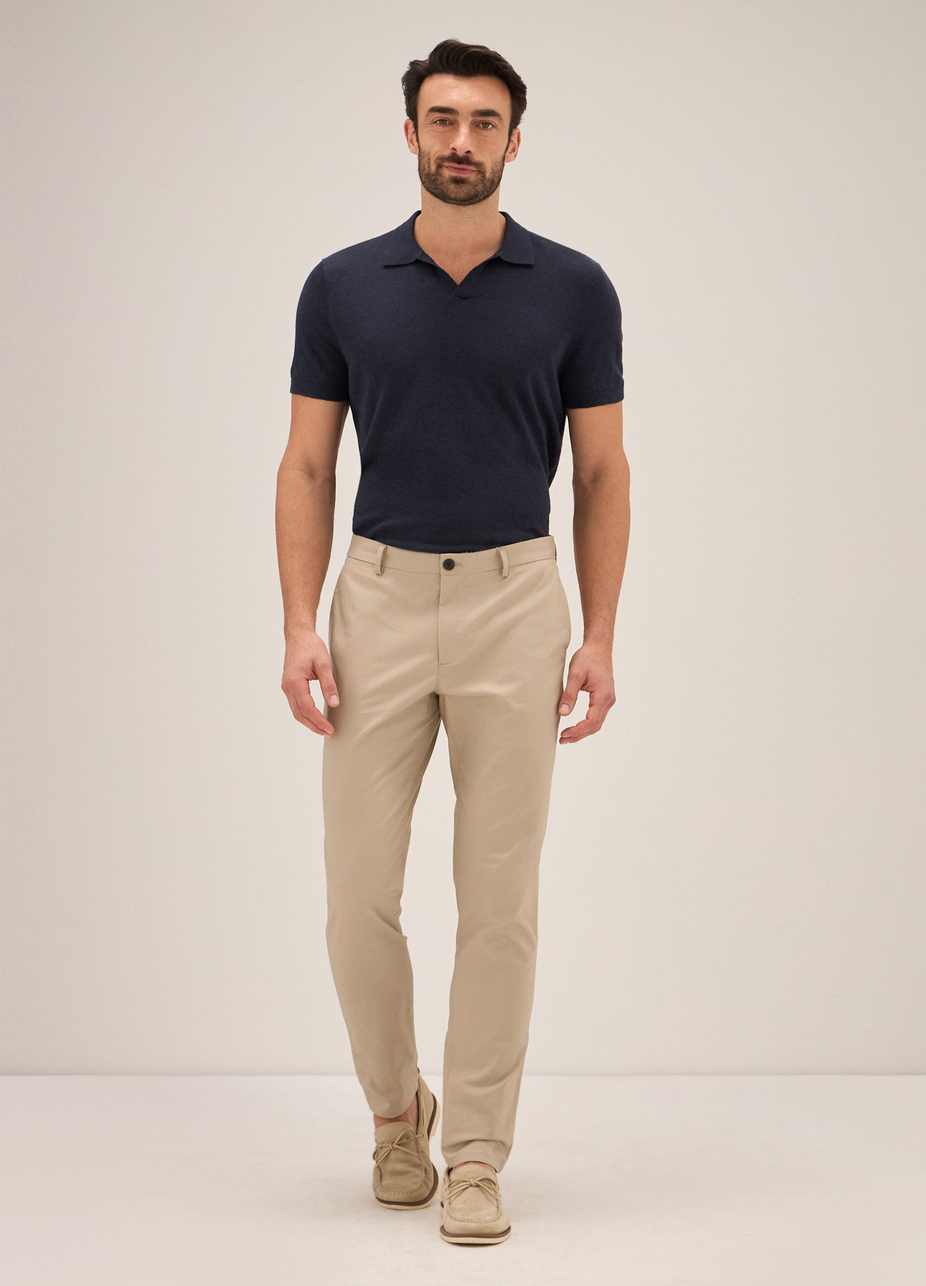 Pantalone Rumford in cotone stretch uomo