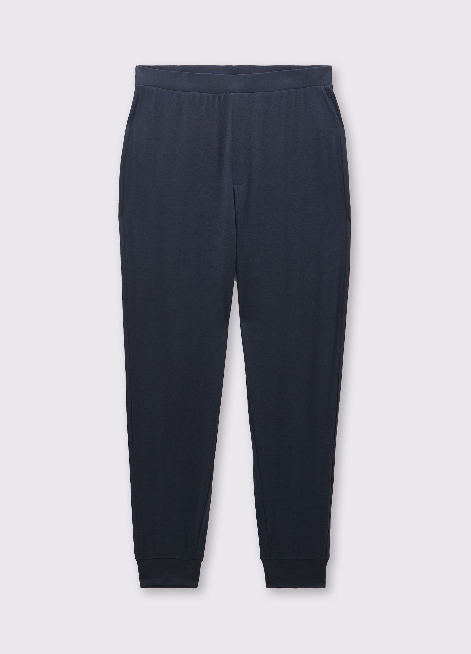 Pantaloni pigiama in tessuto stretch uomo