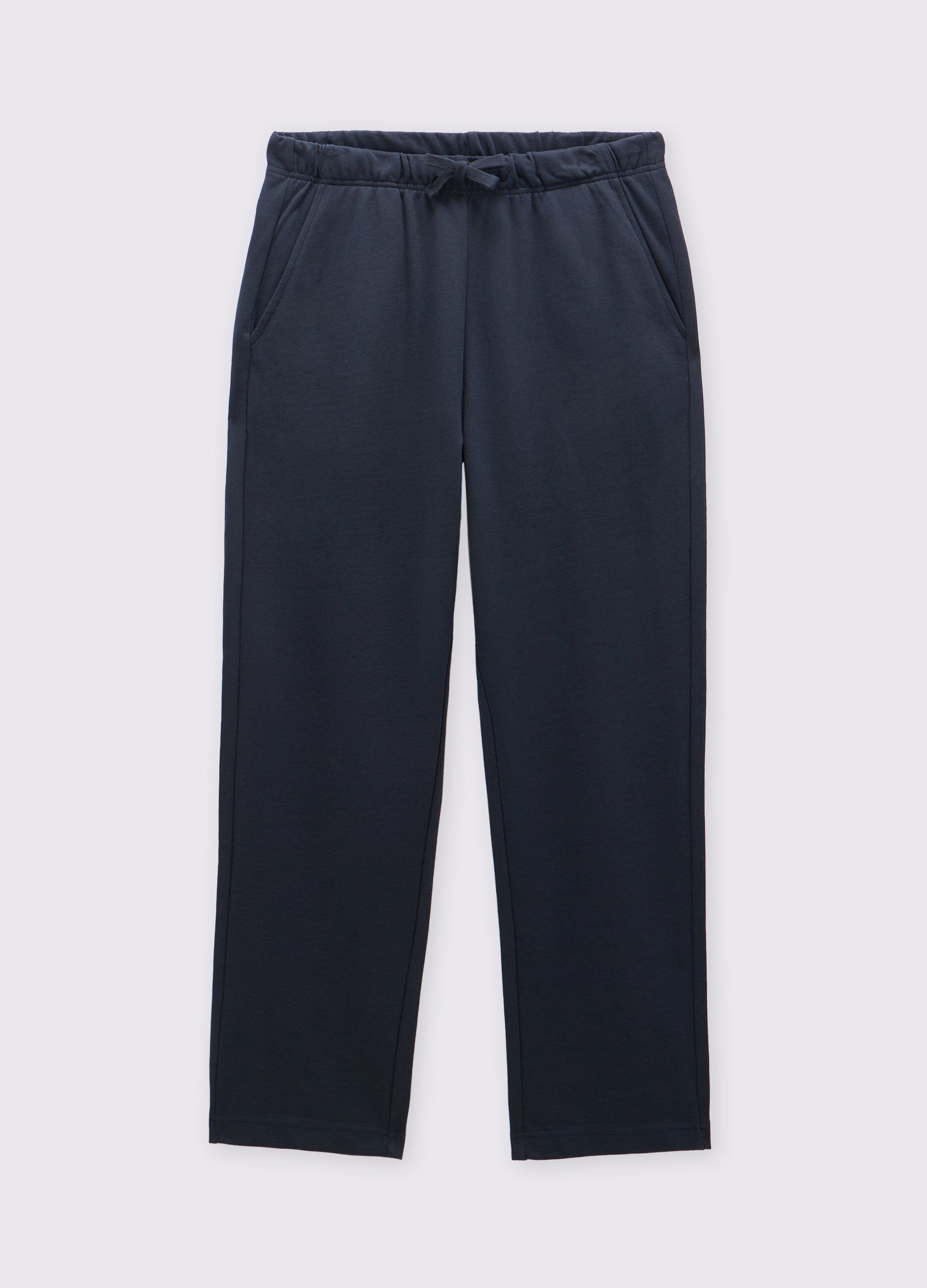 Pantaloni lunghi pigiama in puro cotone uomo