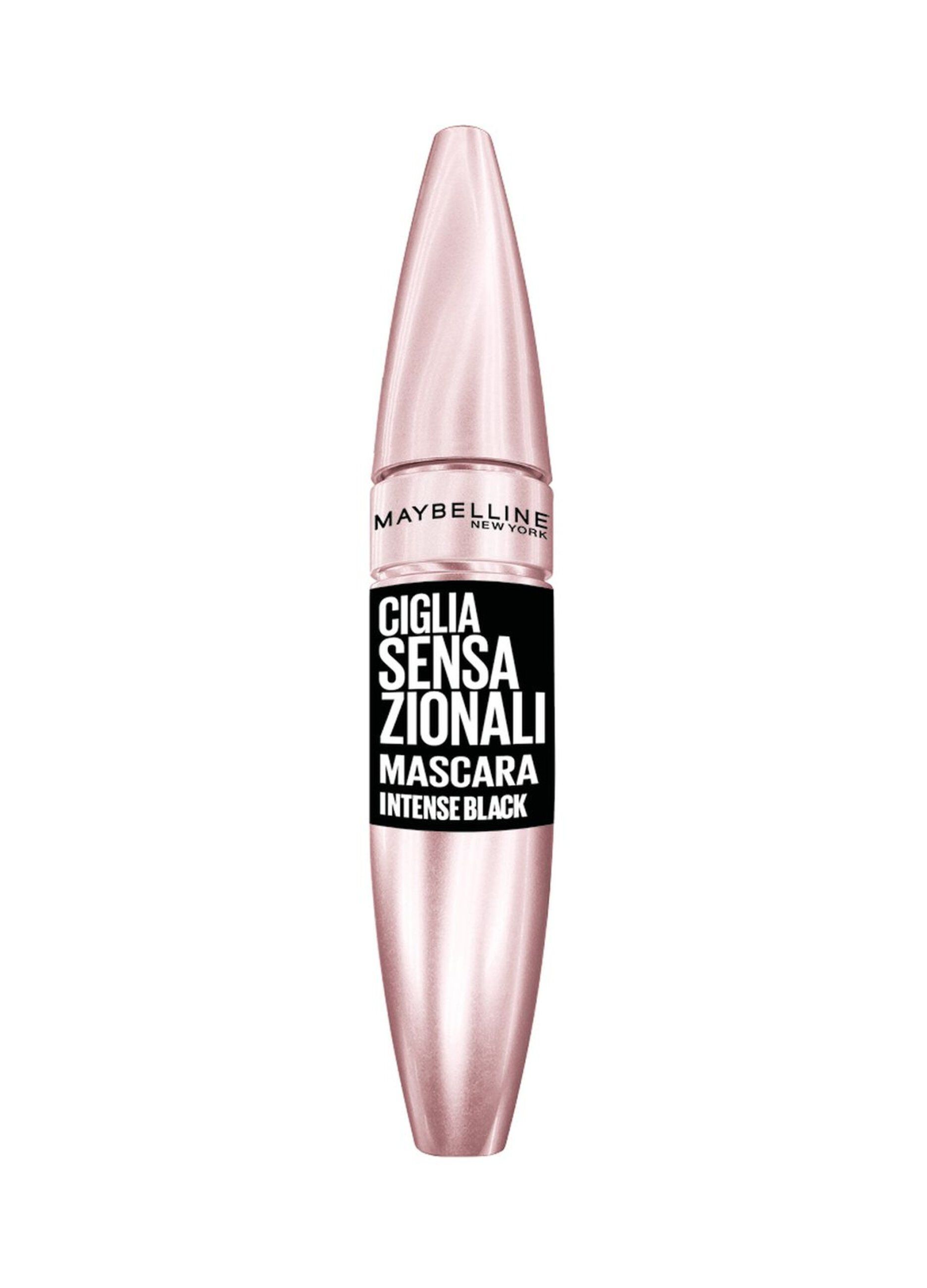 Maybelline New York Mascara Ciglia Sensazionali, Volumizzante, Effetto Ventaglio sulle Ciglia, Intense Black, 9.5 ml.