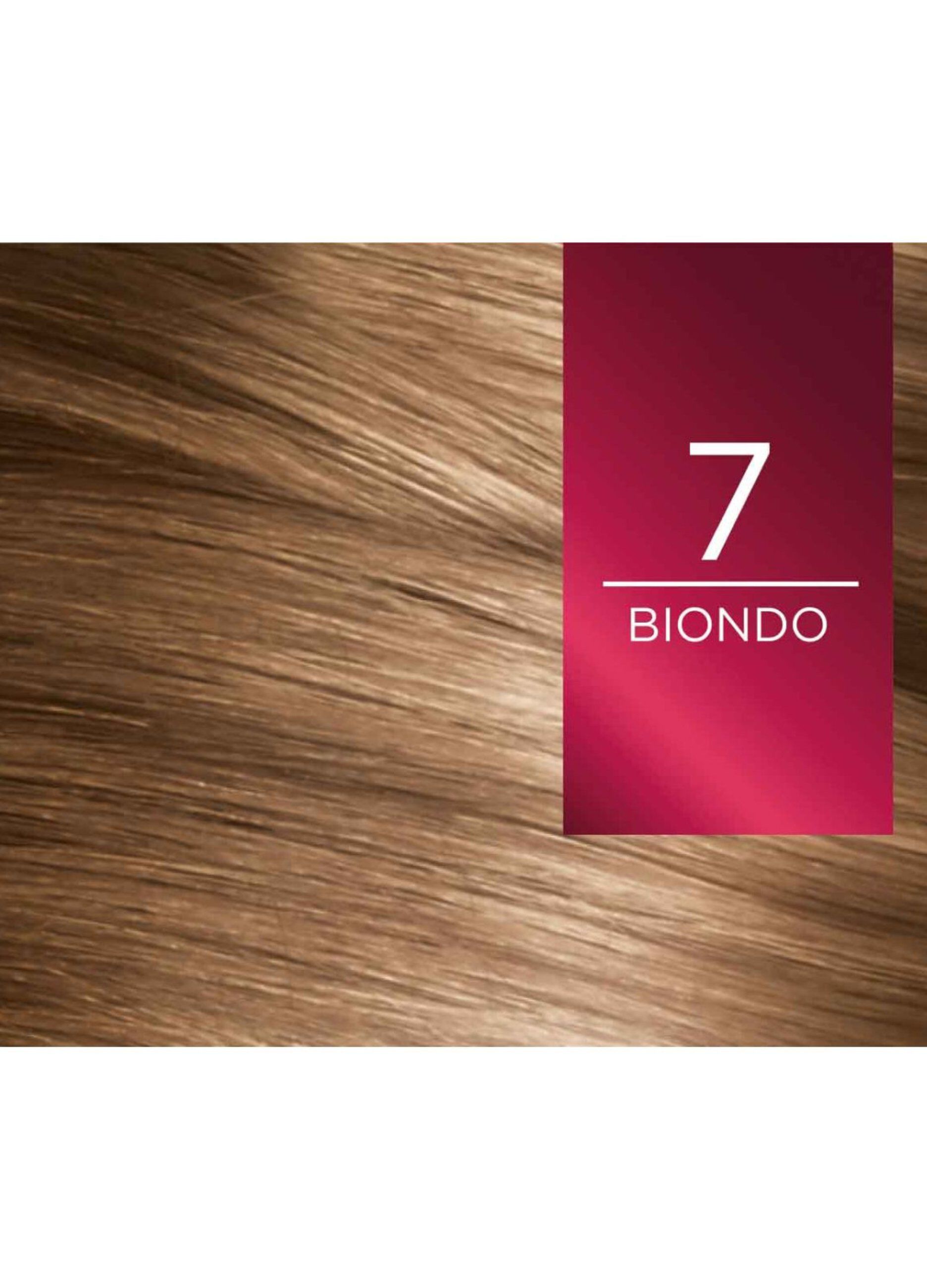 L'OrÃ©al Paris Tinta Capelli Excellence, Copre i capelli bianchi, colore ricco, luminoso e a lunga durata, 7 Biondo.