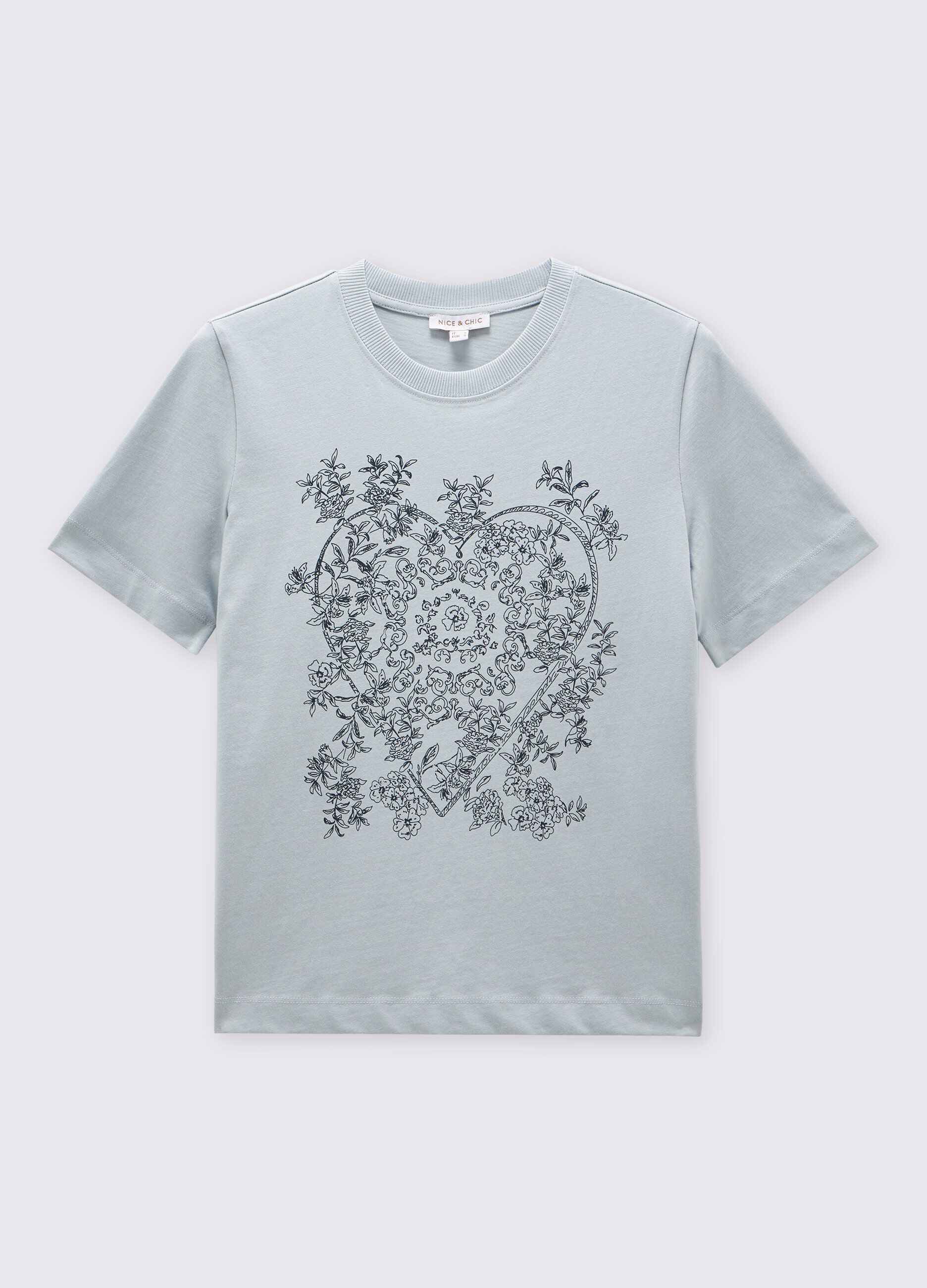 T-shirt in puro cotone donna