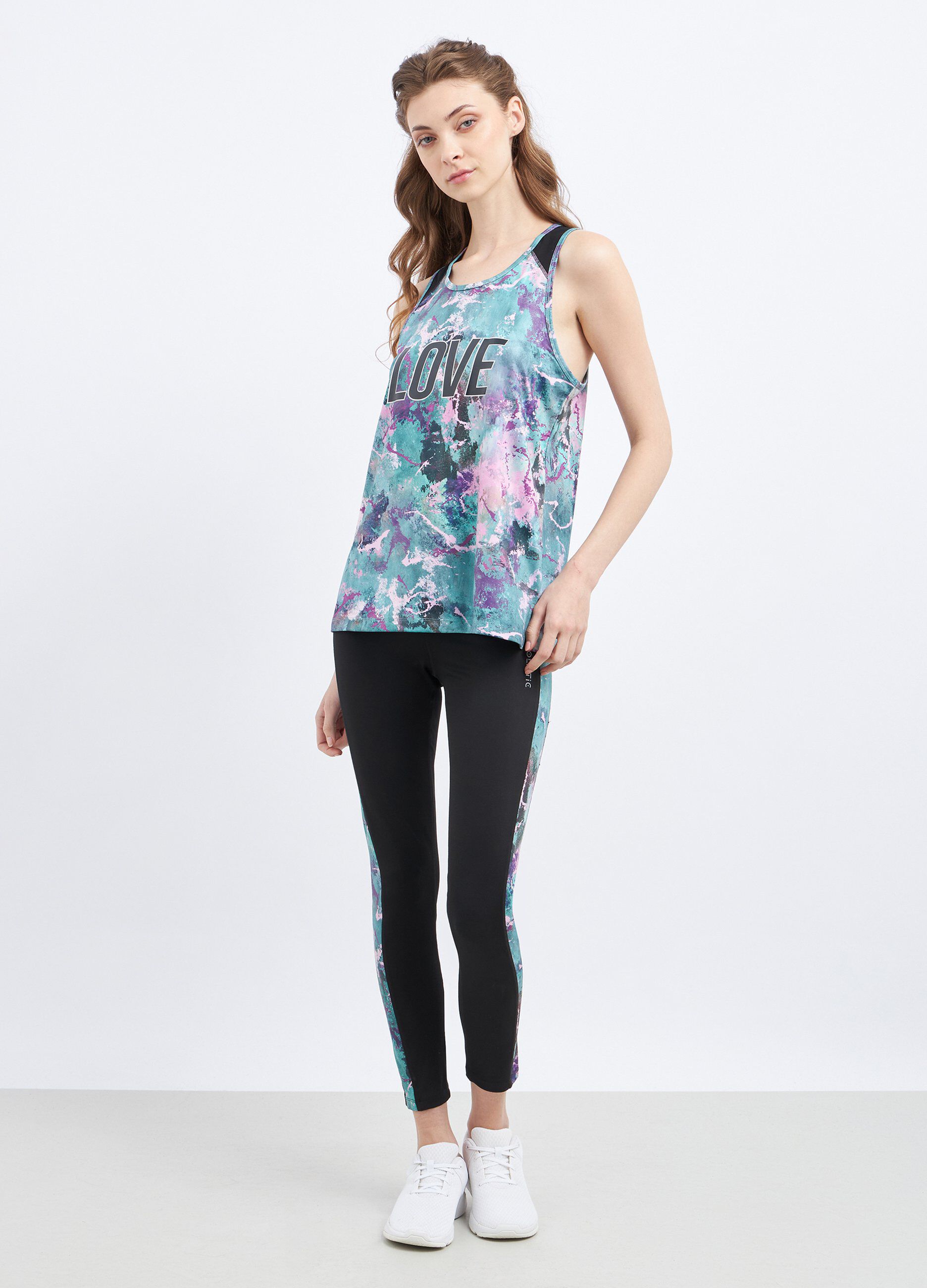 Leggings Holistic fitness con stampa donna