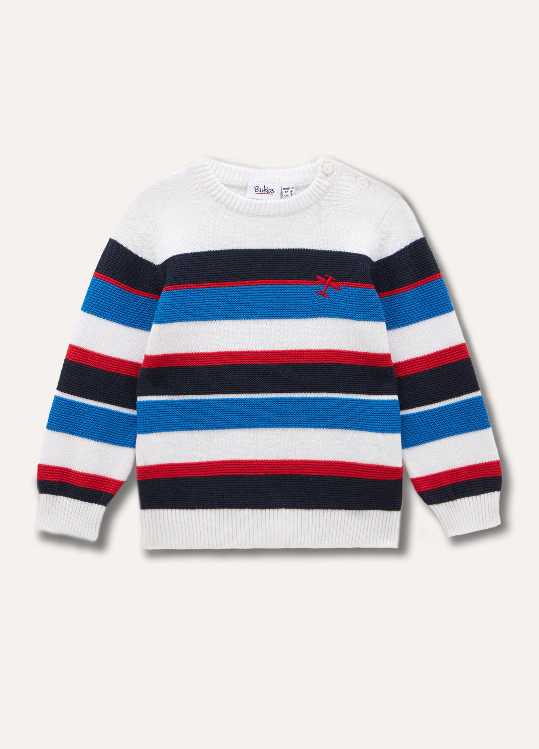 Maglioncino in puro cotone tricot neonato