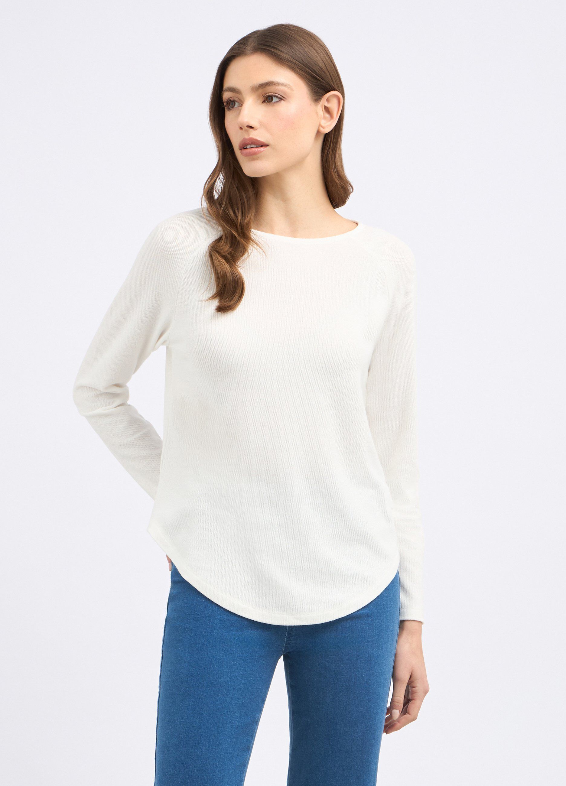 T-shirt in misto viscosa donna