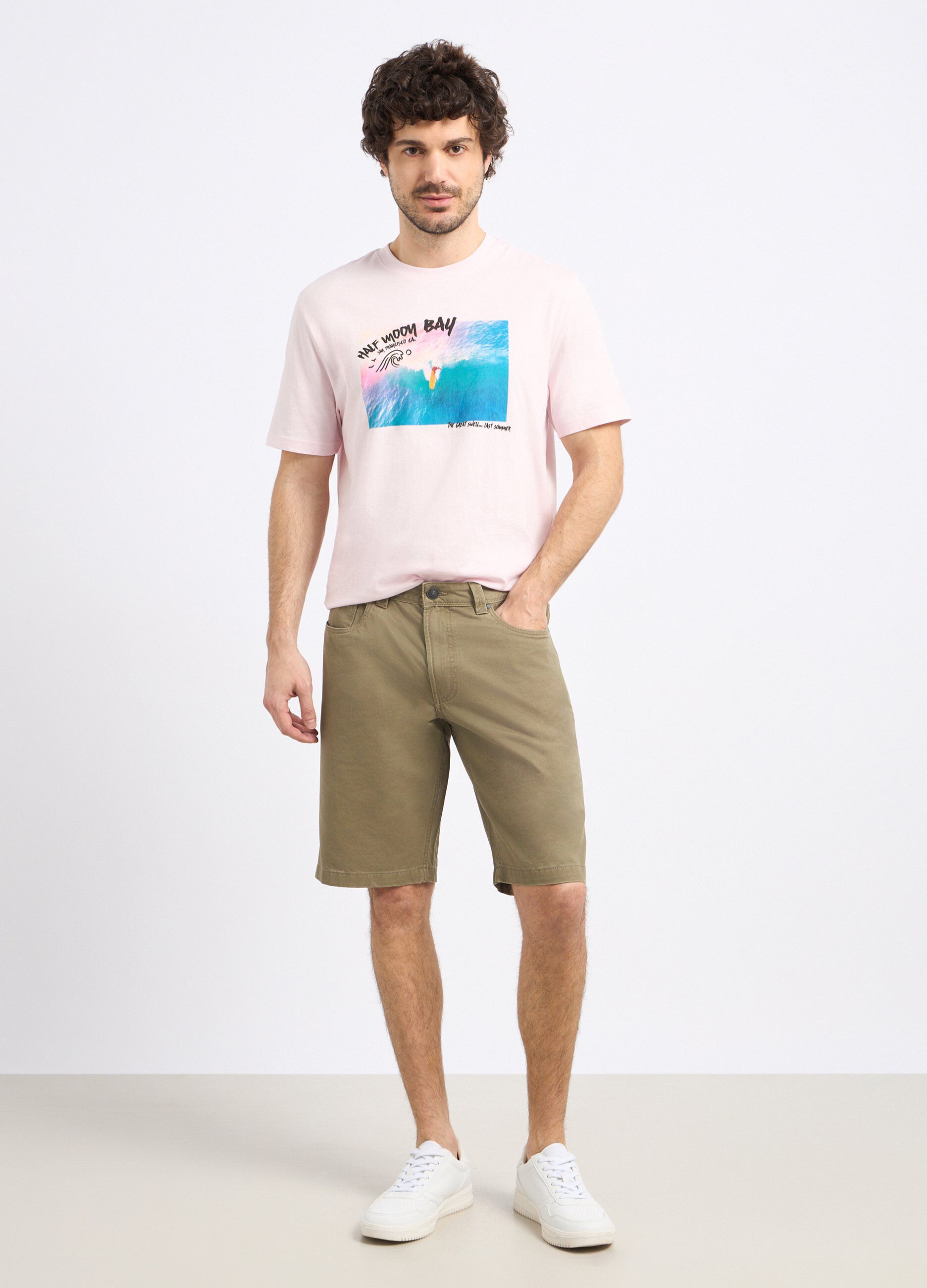 Bermuda in puro cotone uomo