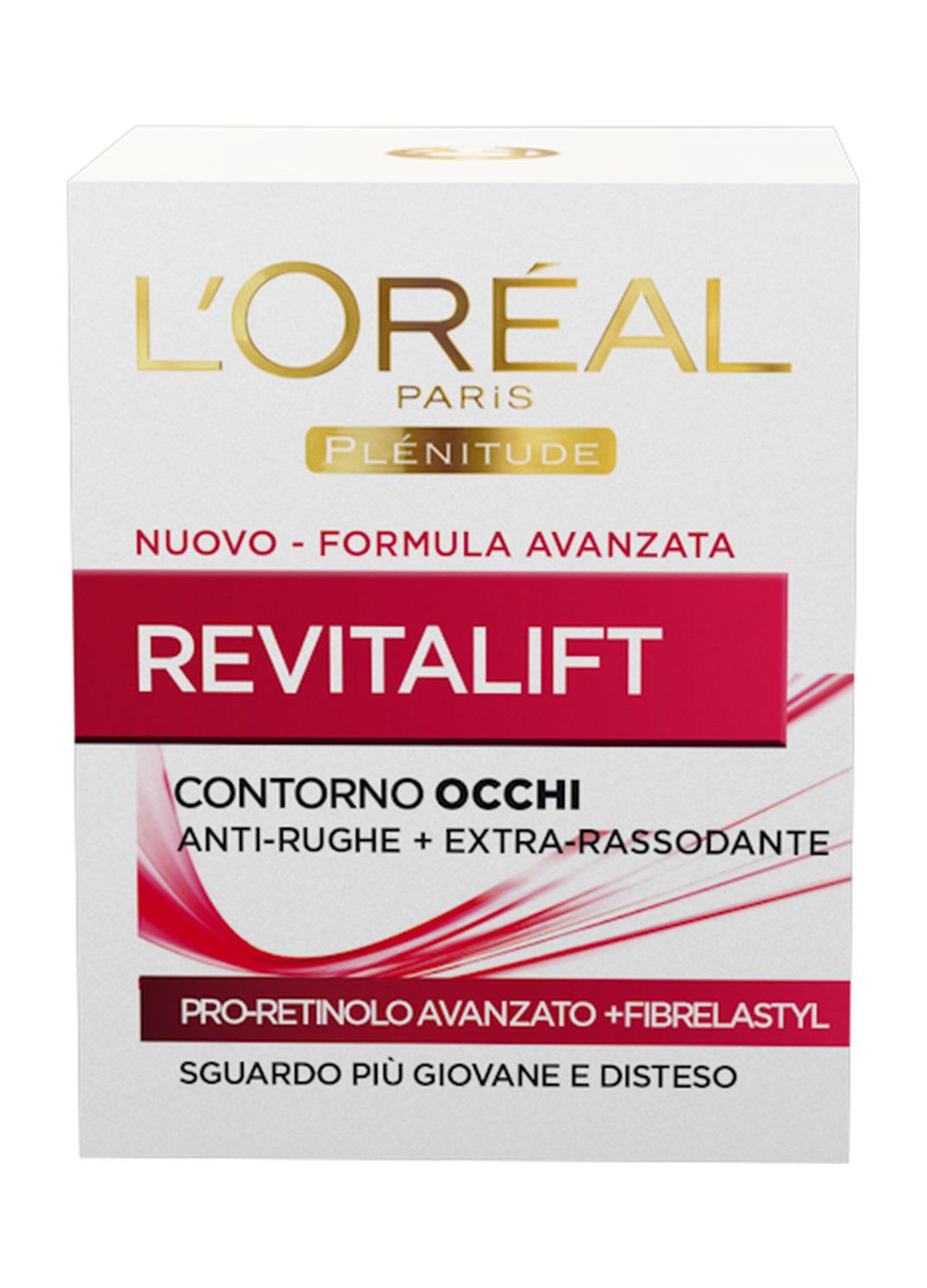 L'OrÃ©al Paris Contorno Occhi Revitalift, Azione Anti-Rughe con Pro-Retinolo Avanzato, 15 ml.