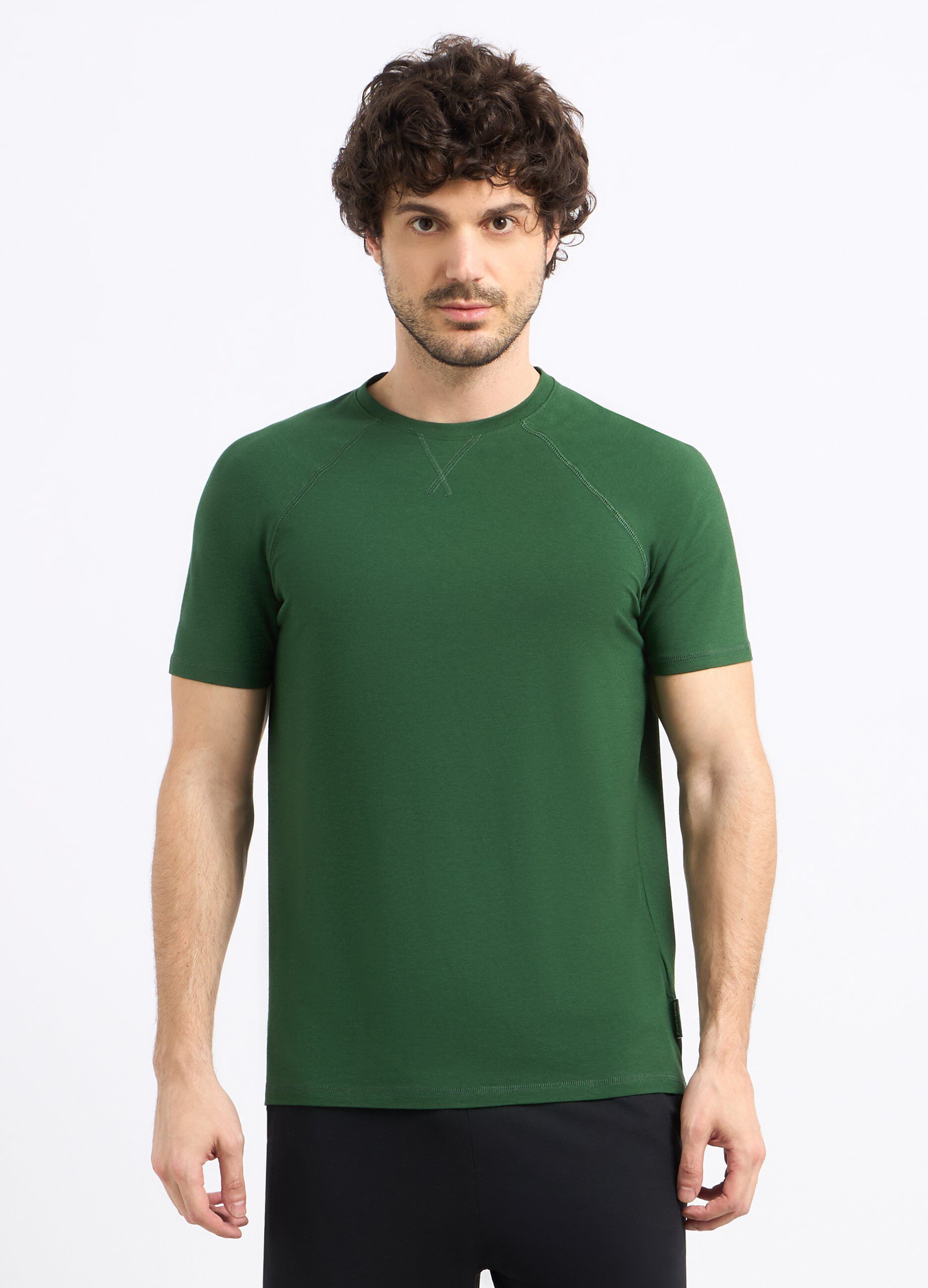 T-shirt in misto cotone stretch uomo