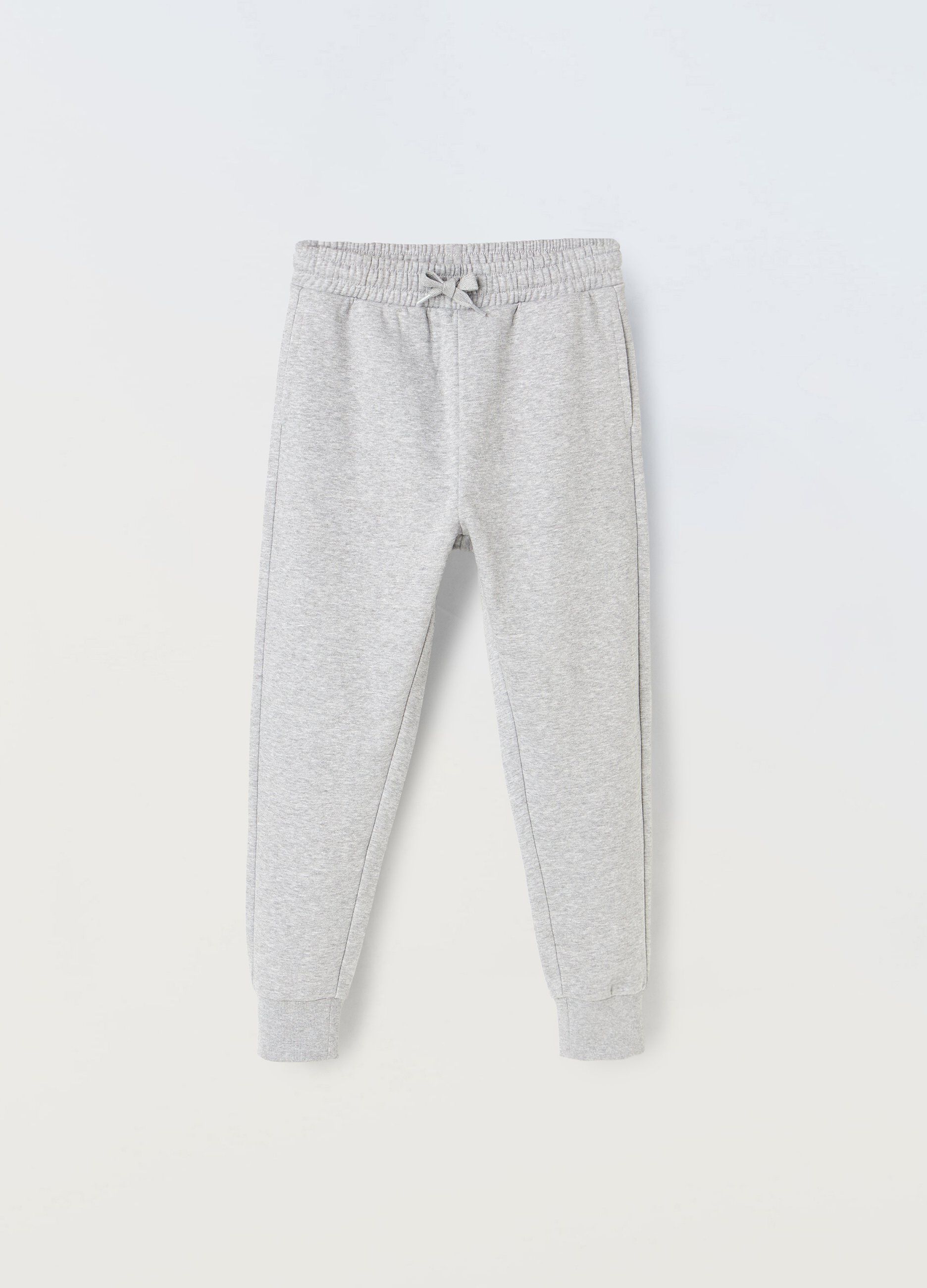 Jogger in misto cotone ragazzo