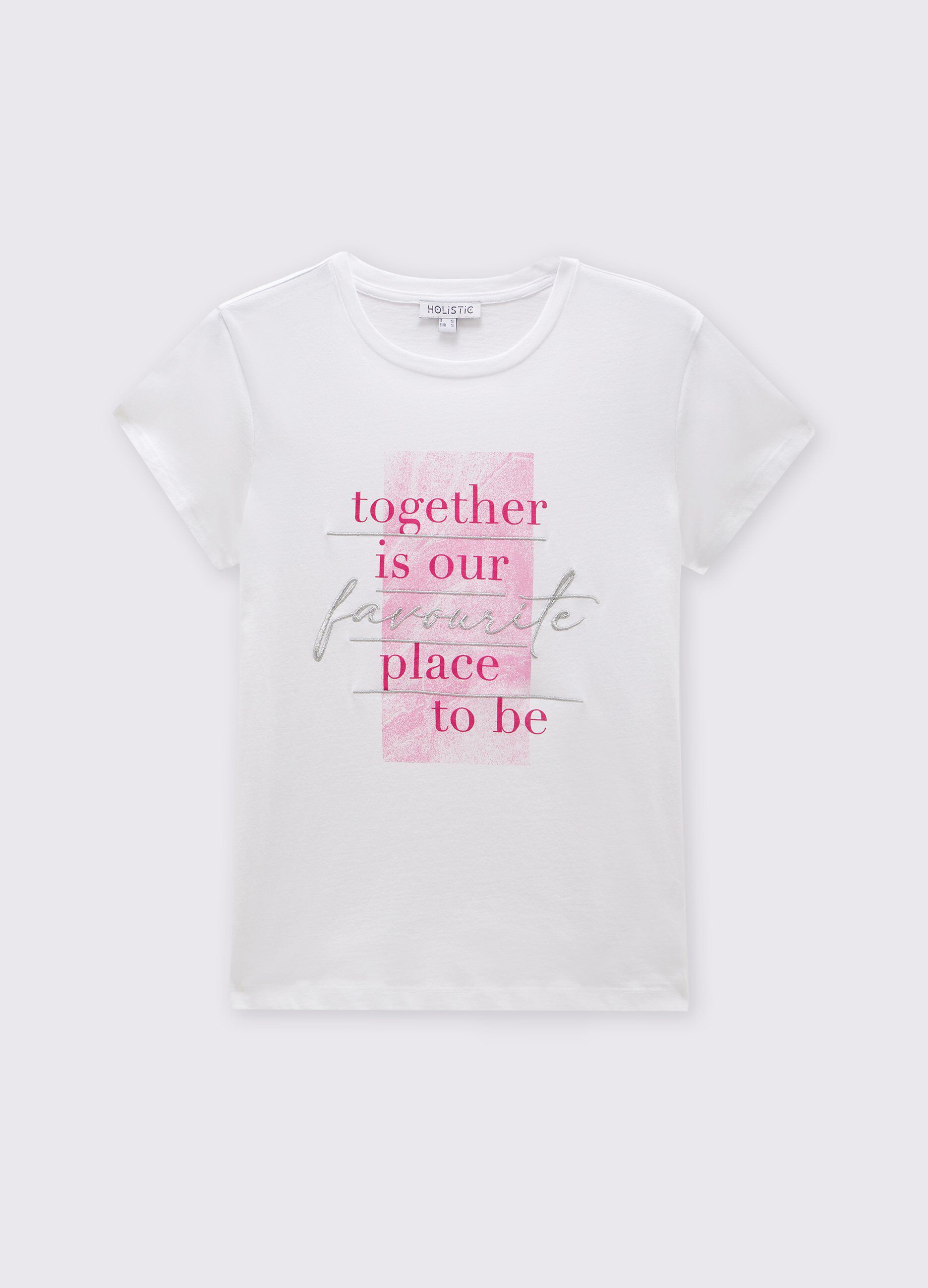 T-shirt Holistic in puro cotone donna