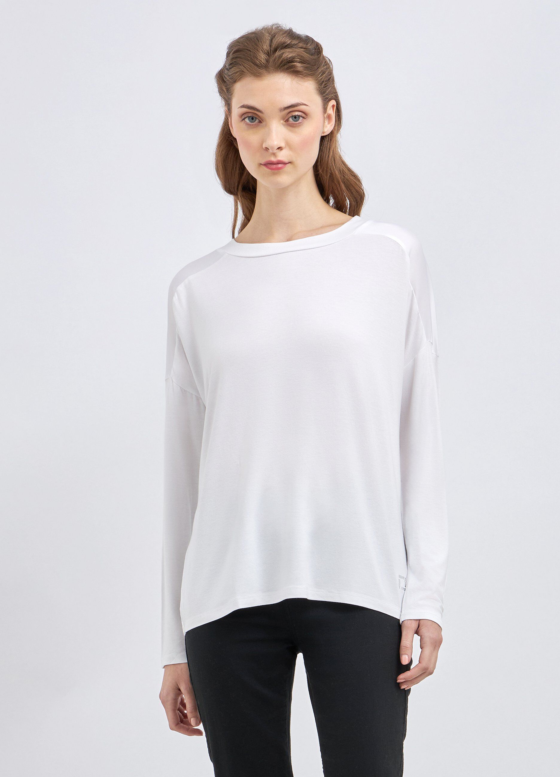 T-shirt in misto viscosa donna