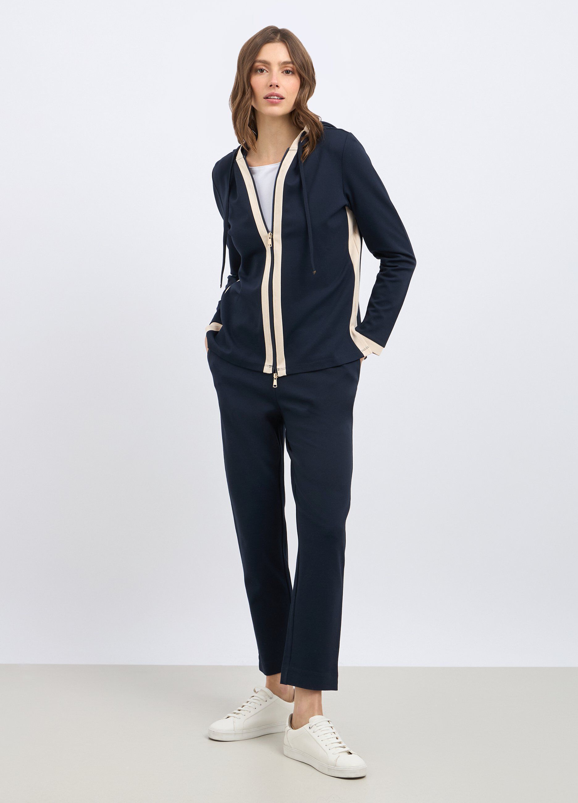 Jogger in misto viscosa stretch donna