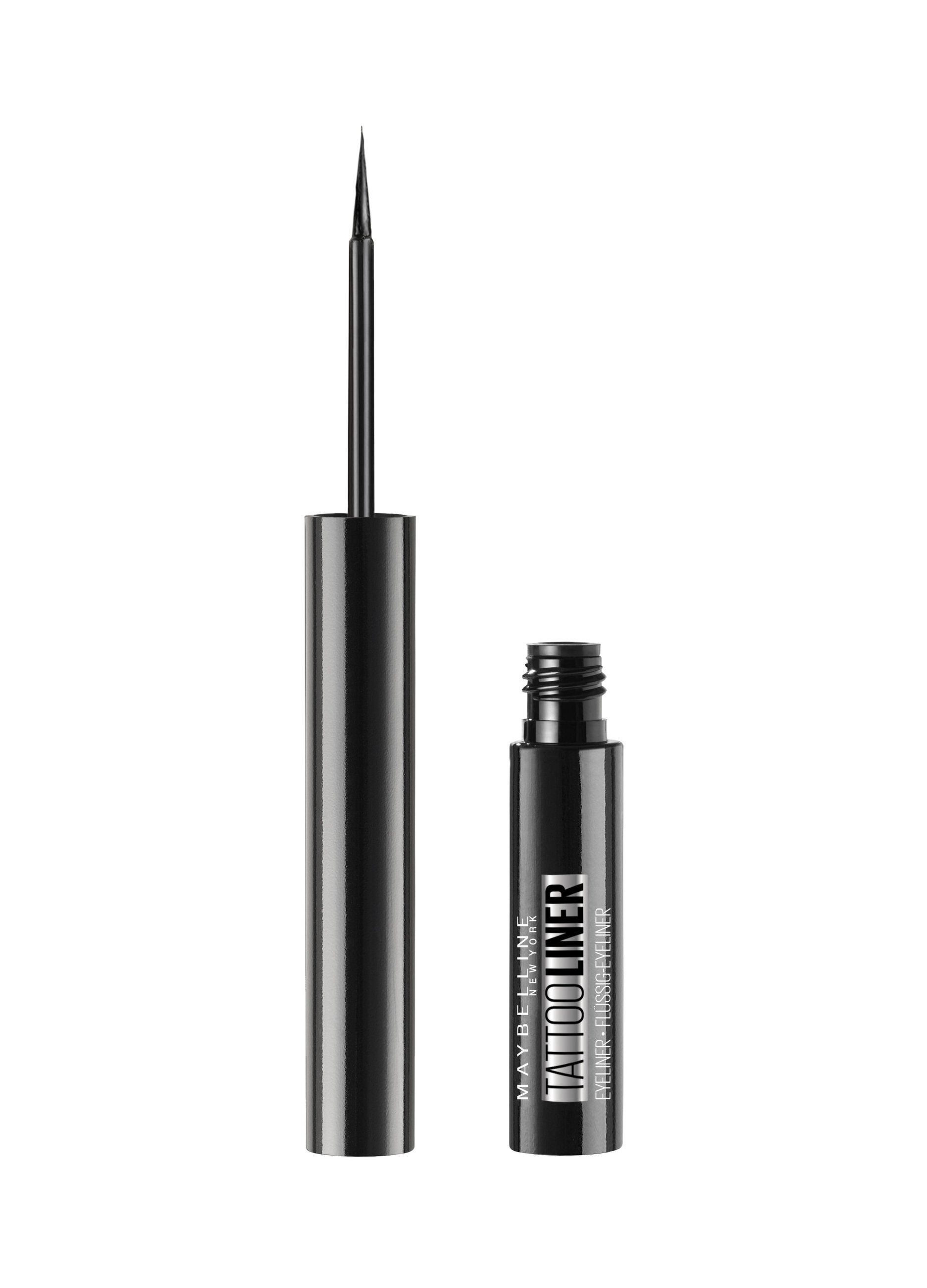 Maybelline New York Eyeliner Tattoo Liner Liquid Ink, A Lunga Tenuta, Nero.