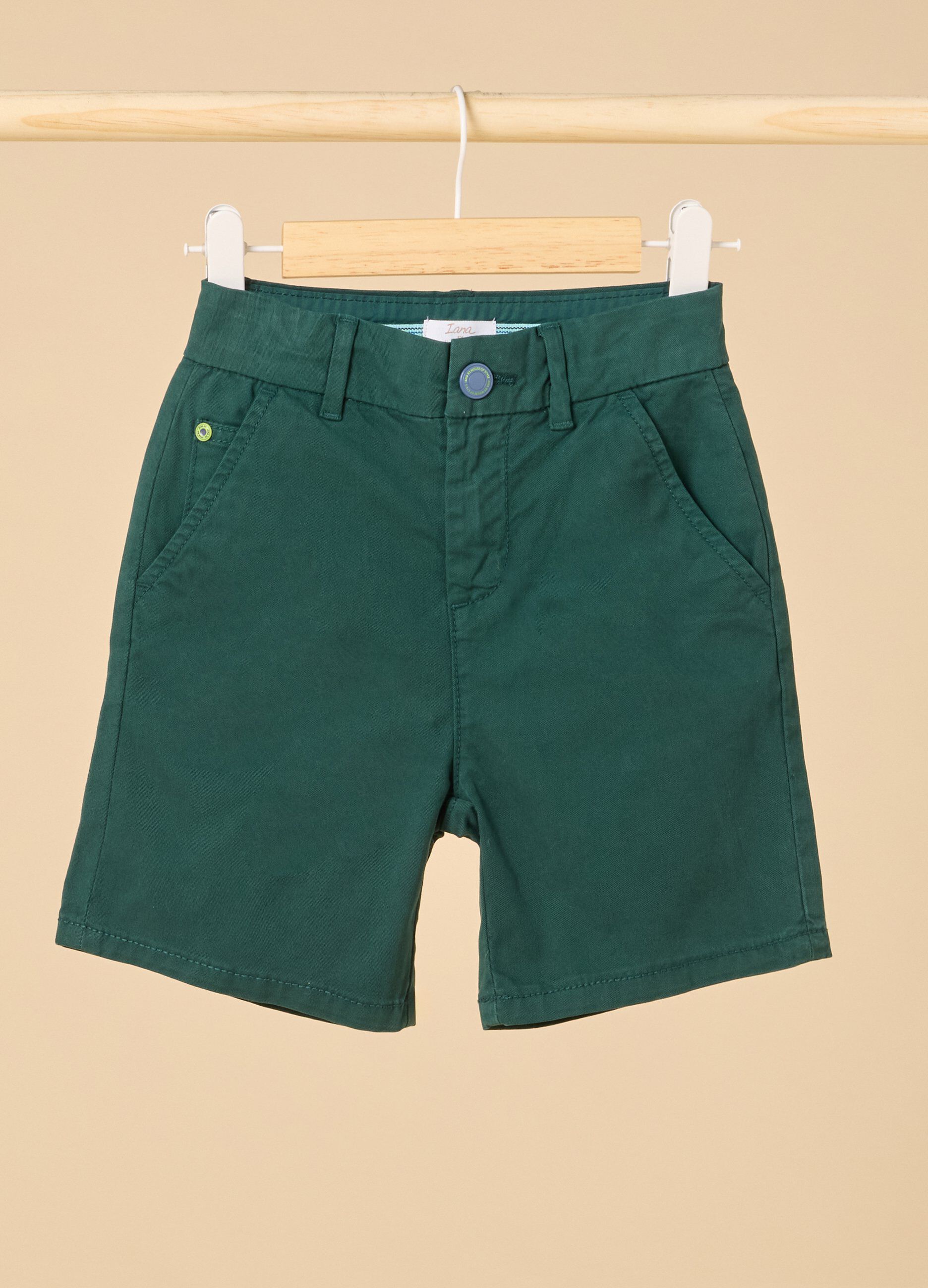 Shorts IANA in cotone stretch bambino