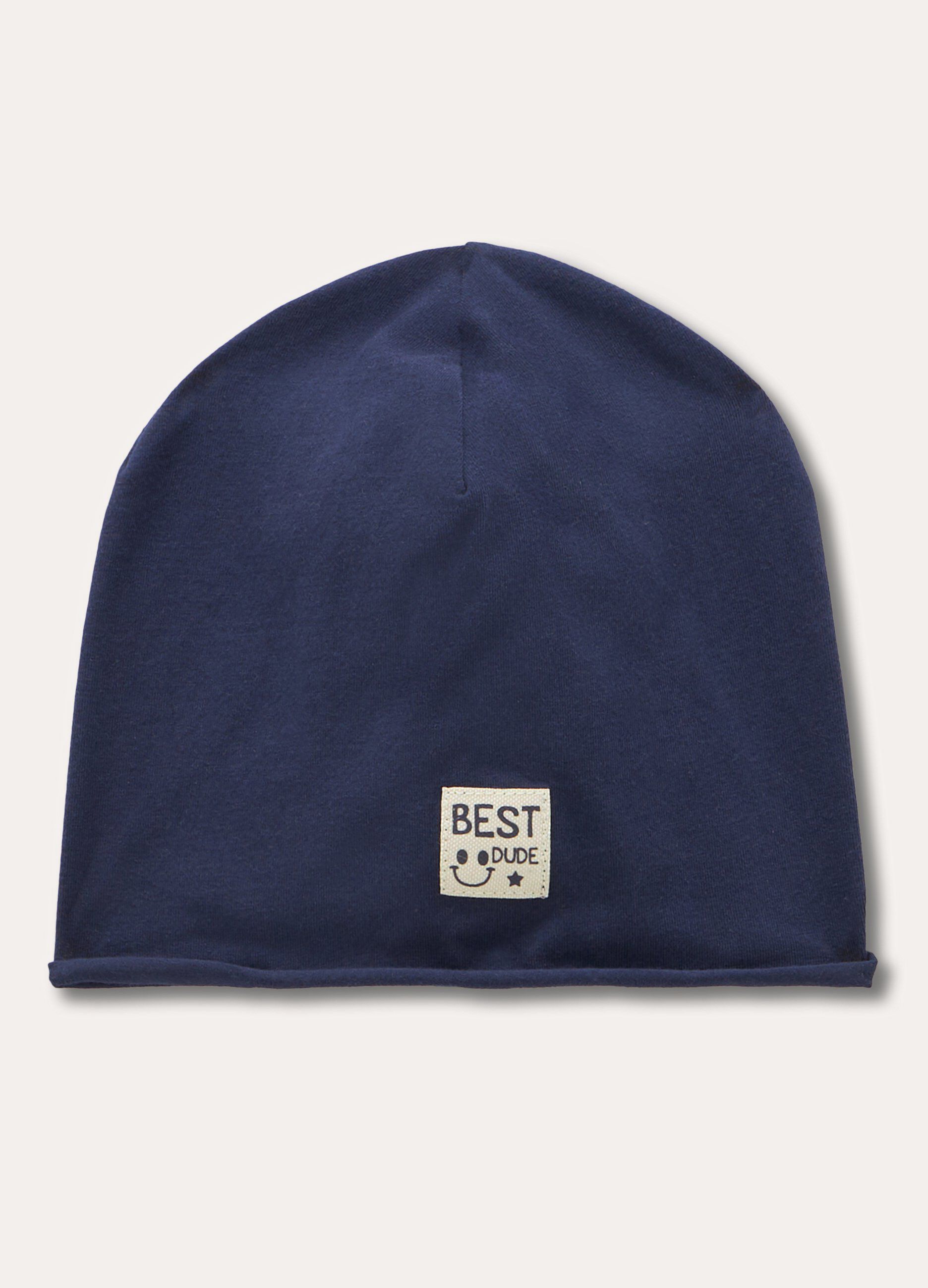 Berretto in cotone stretch neonato