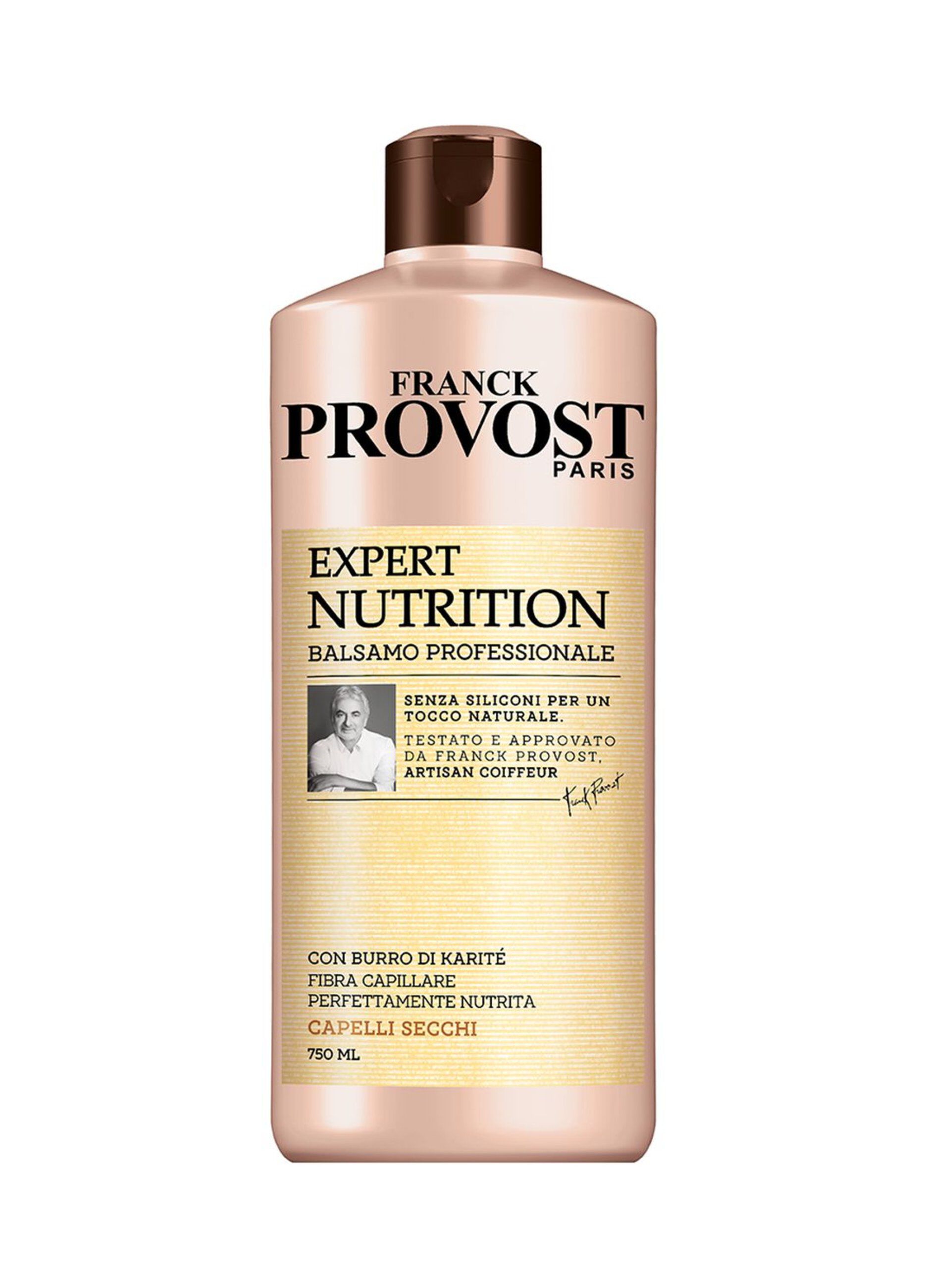 Franck Provost Balsamo Professionale Expert Nutrition, Balsamo con Burro di KaritÃ© per capelli nutriti, , 750 ml.