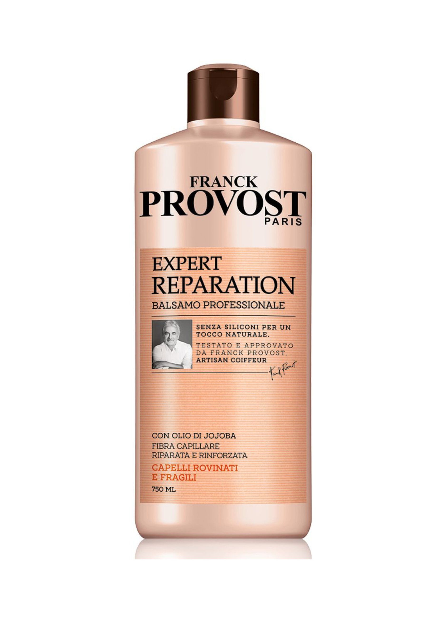 Franck Provost Balsamo Professionale Expert Reparation, Balsamo con Olio di Jojoba per capelli rinforzati e riparati, , 750 ml.