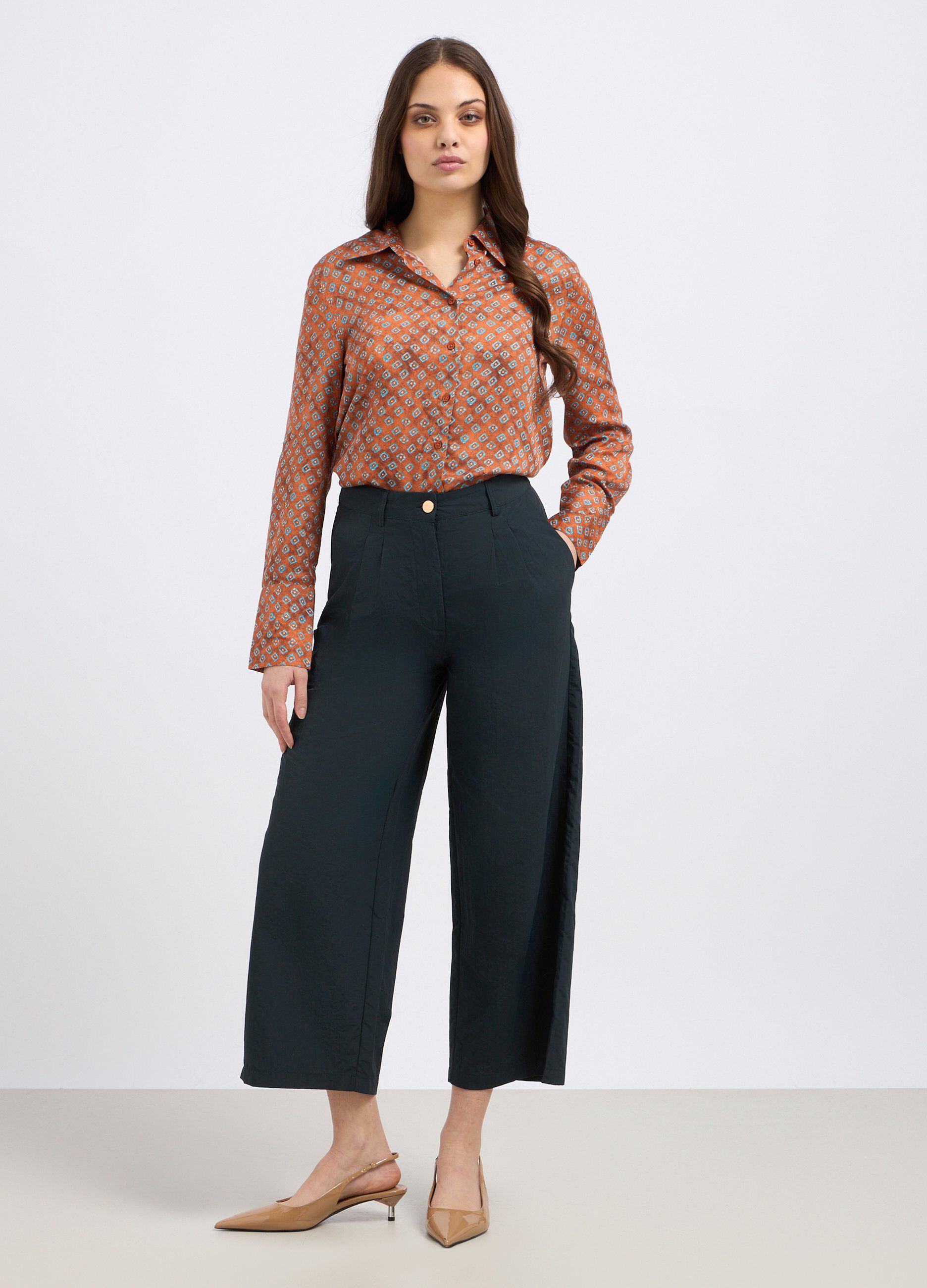 Pantalone wide leg donna