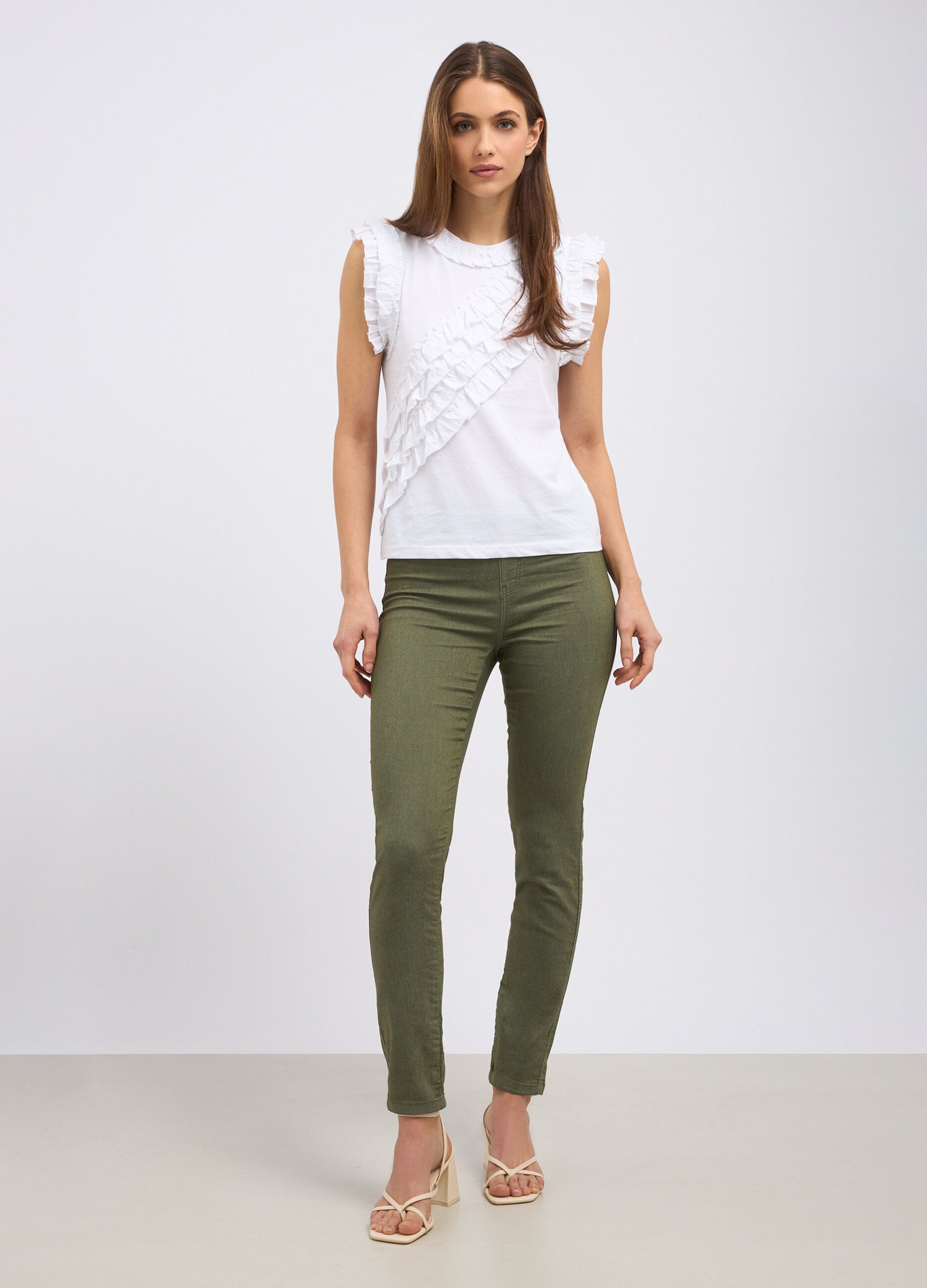 Jeggings in cotone stretch donna