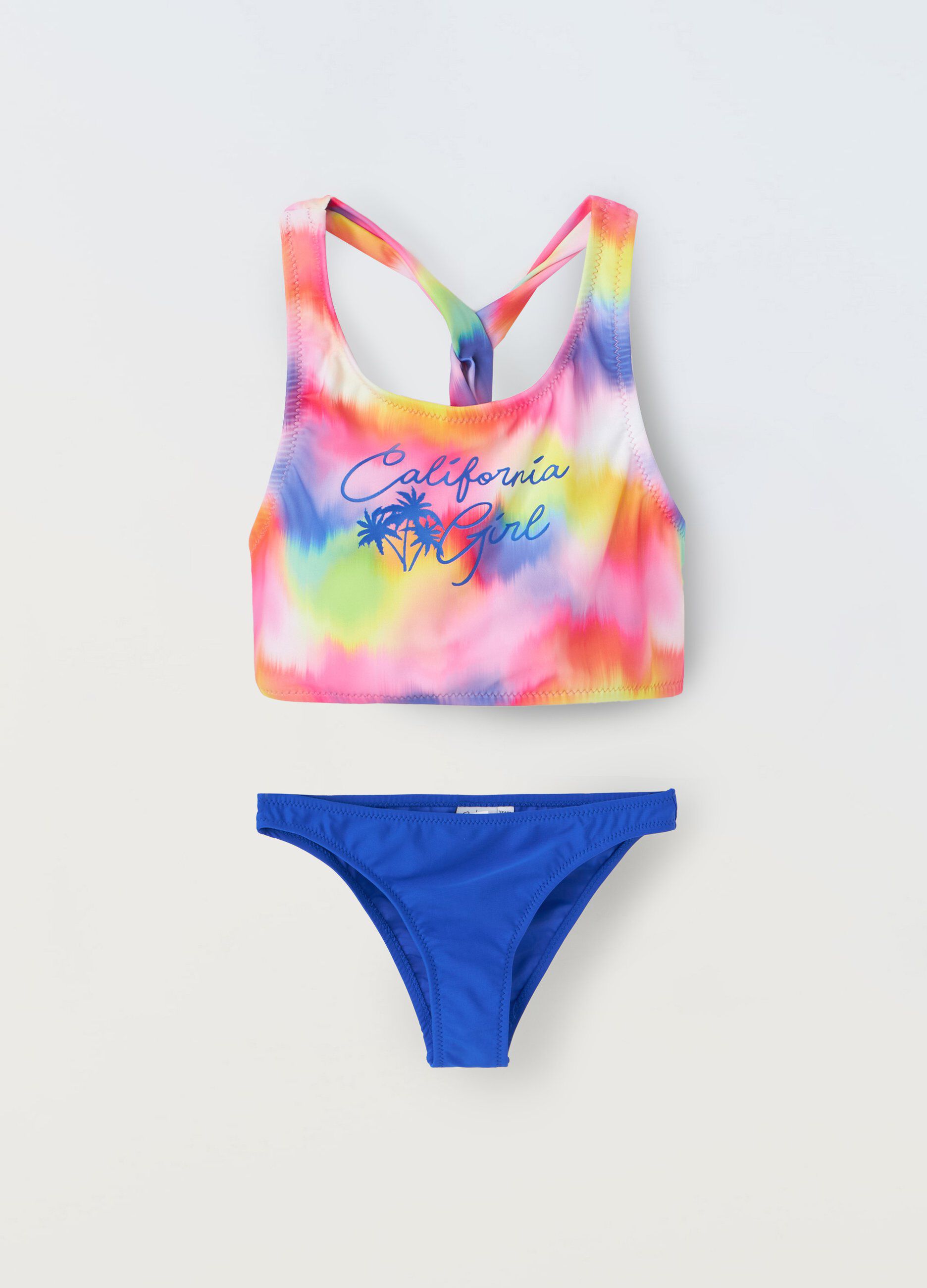 Bikini sportivo multicolor ragazza