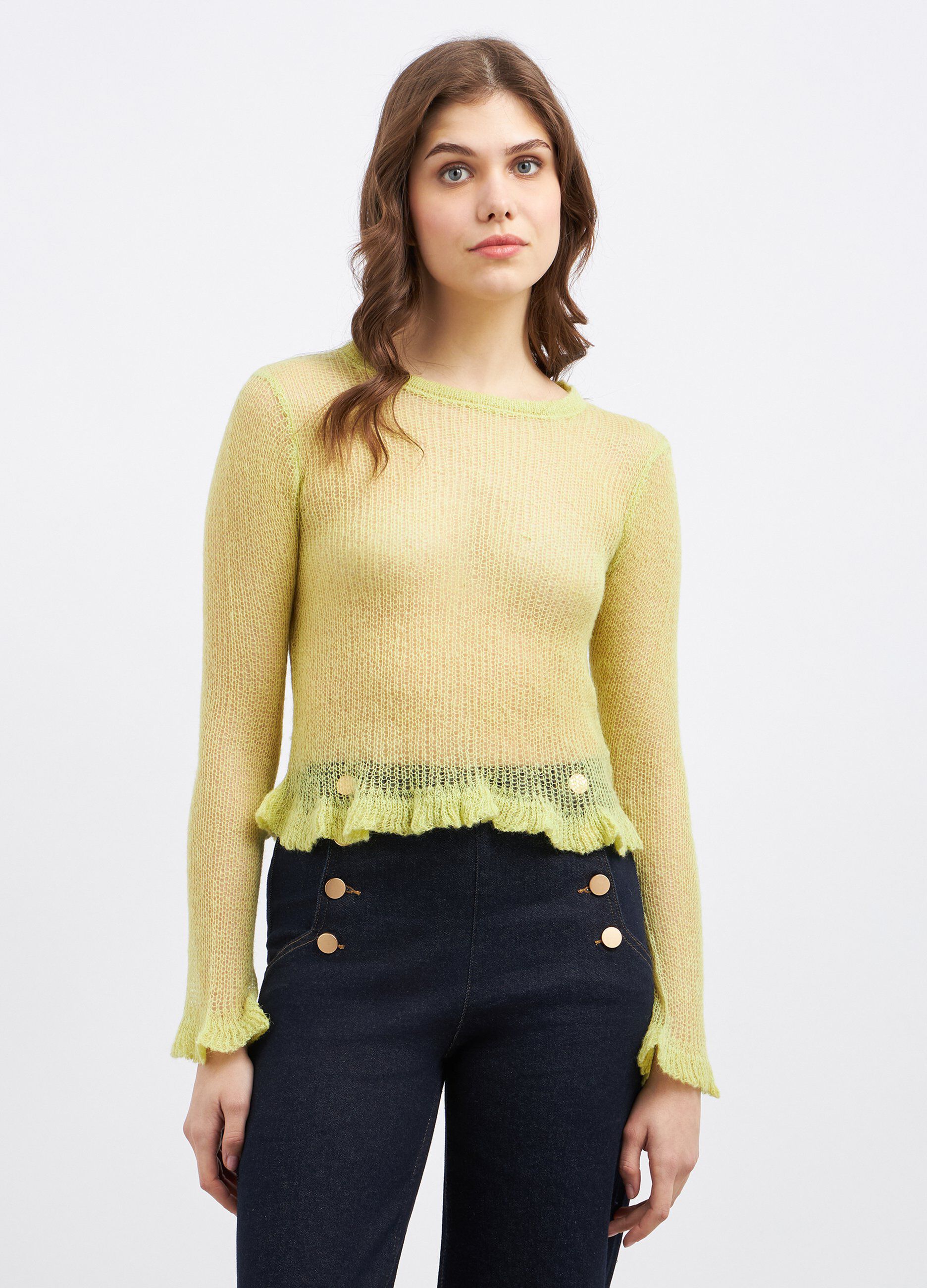 Pullover tricot misto lana donna