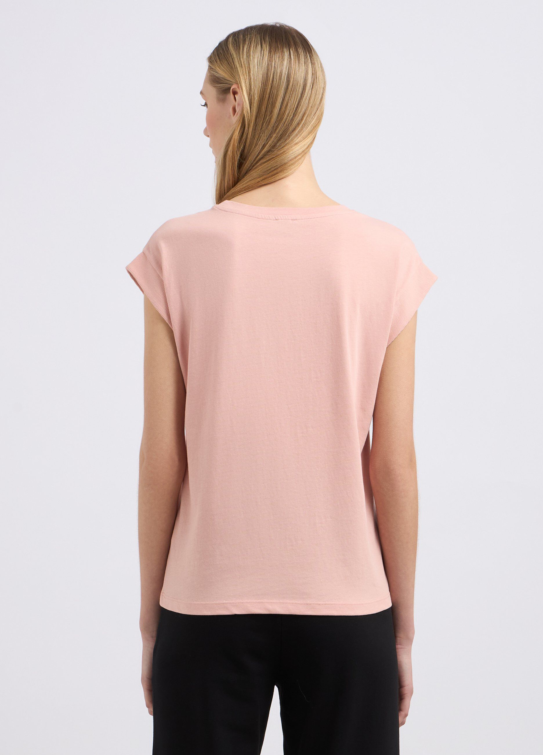 T-shirt in puro cotone con stampa donna 3 T-shirt in puro cotone con stampa donna
