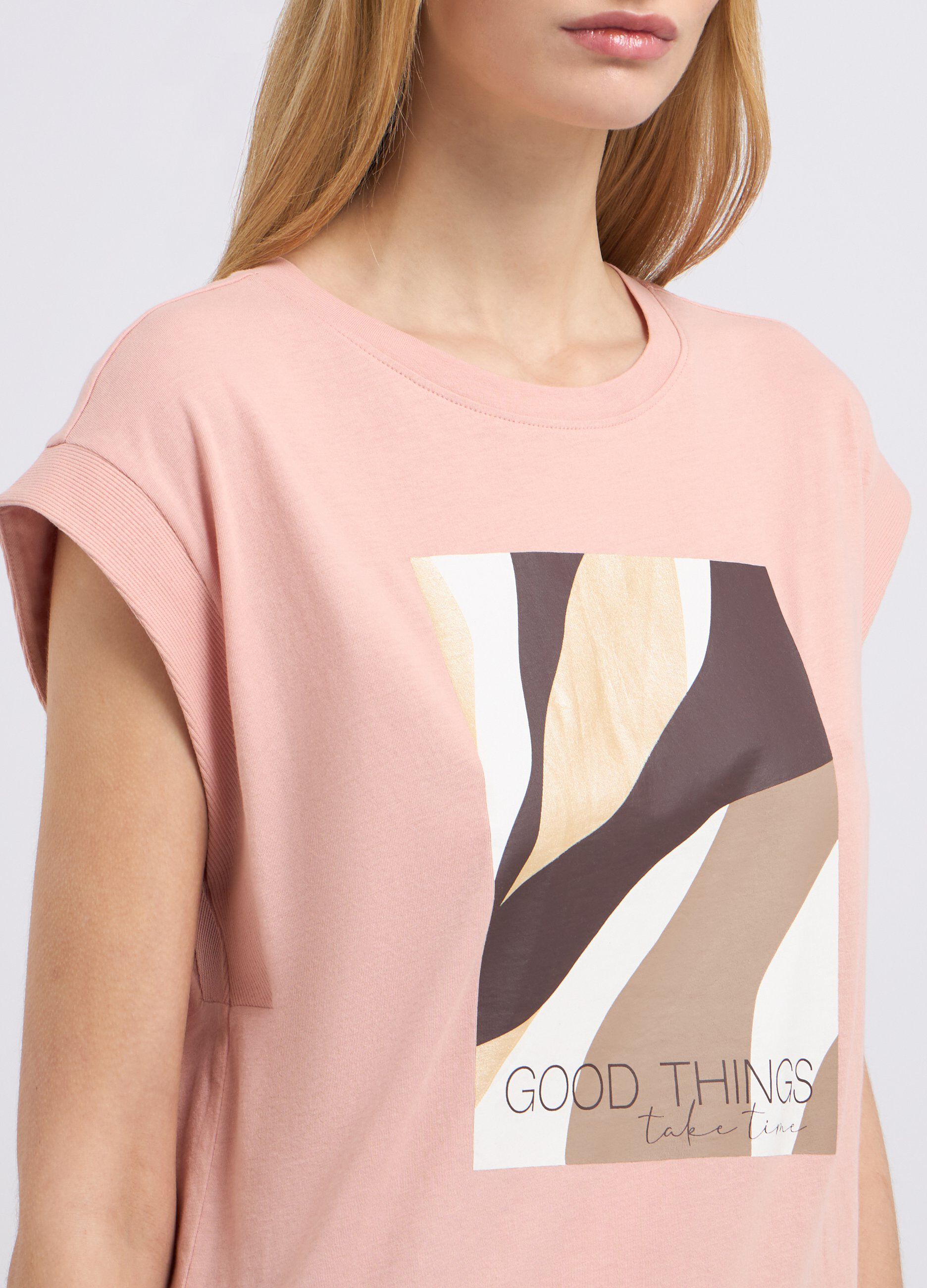 T-shirt in puro cotone con stampa donna 4 T-shirt in puro cotone con stampa donna