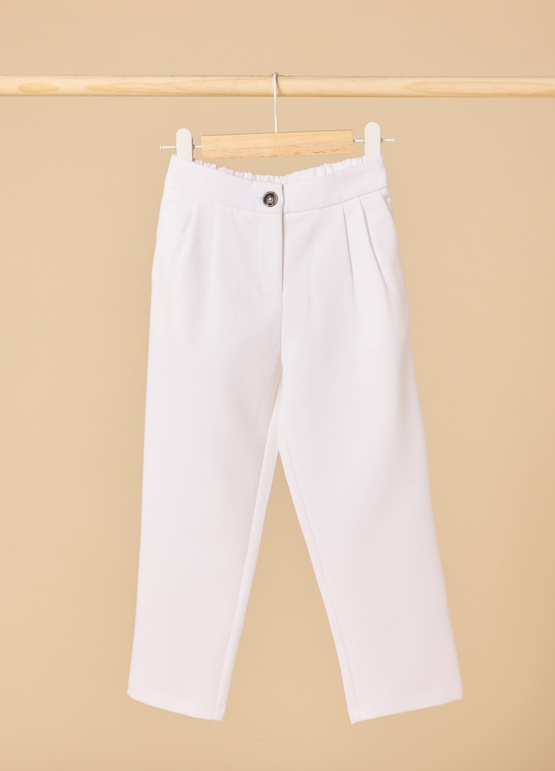 Pantalone IANA in misto viscosa stretch bambina