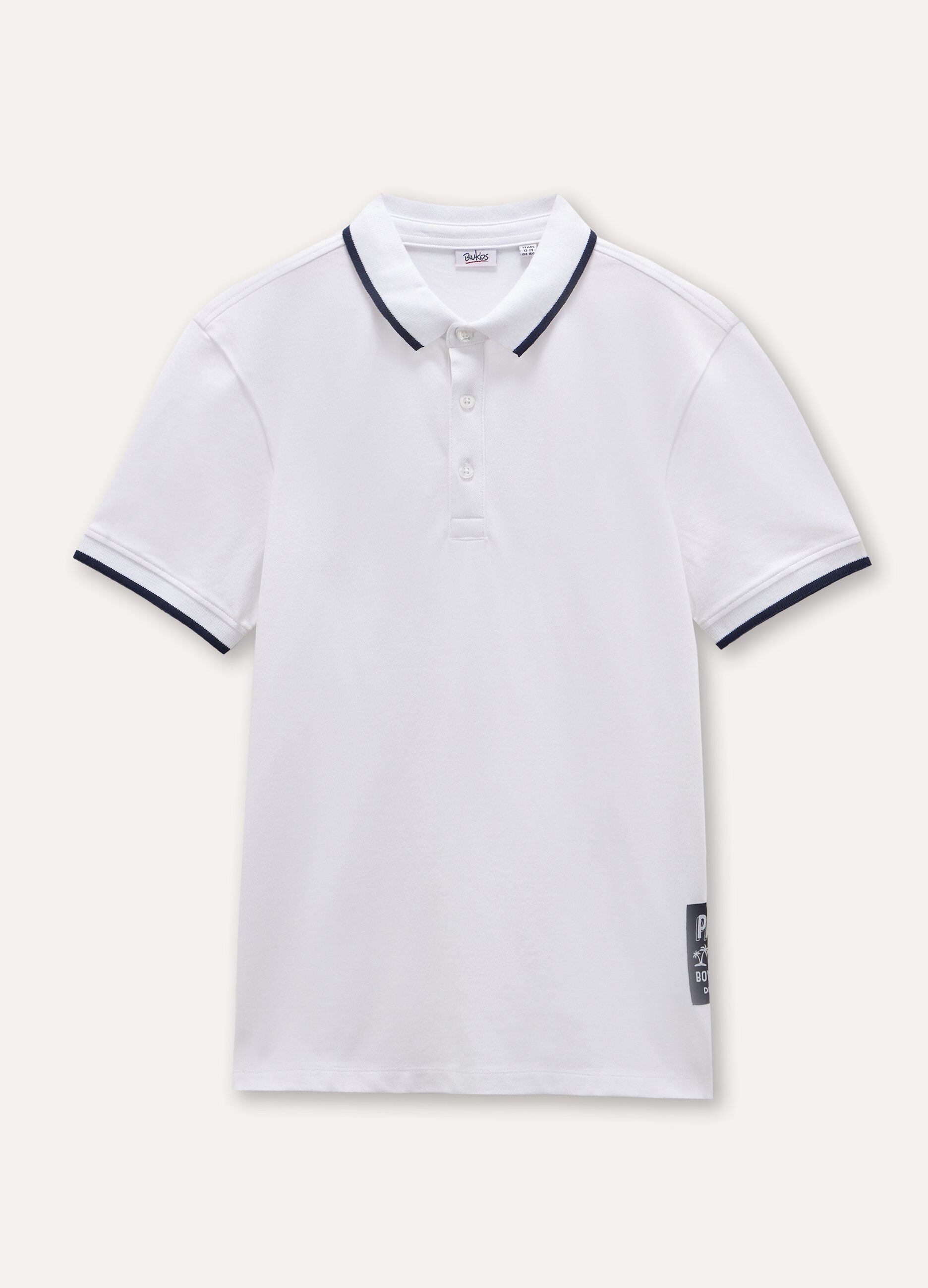 Polo in puro cotone Piquet ragazzo