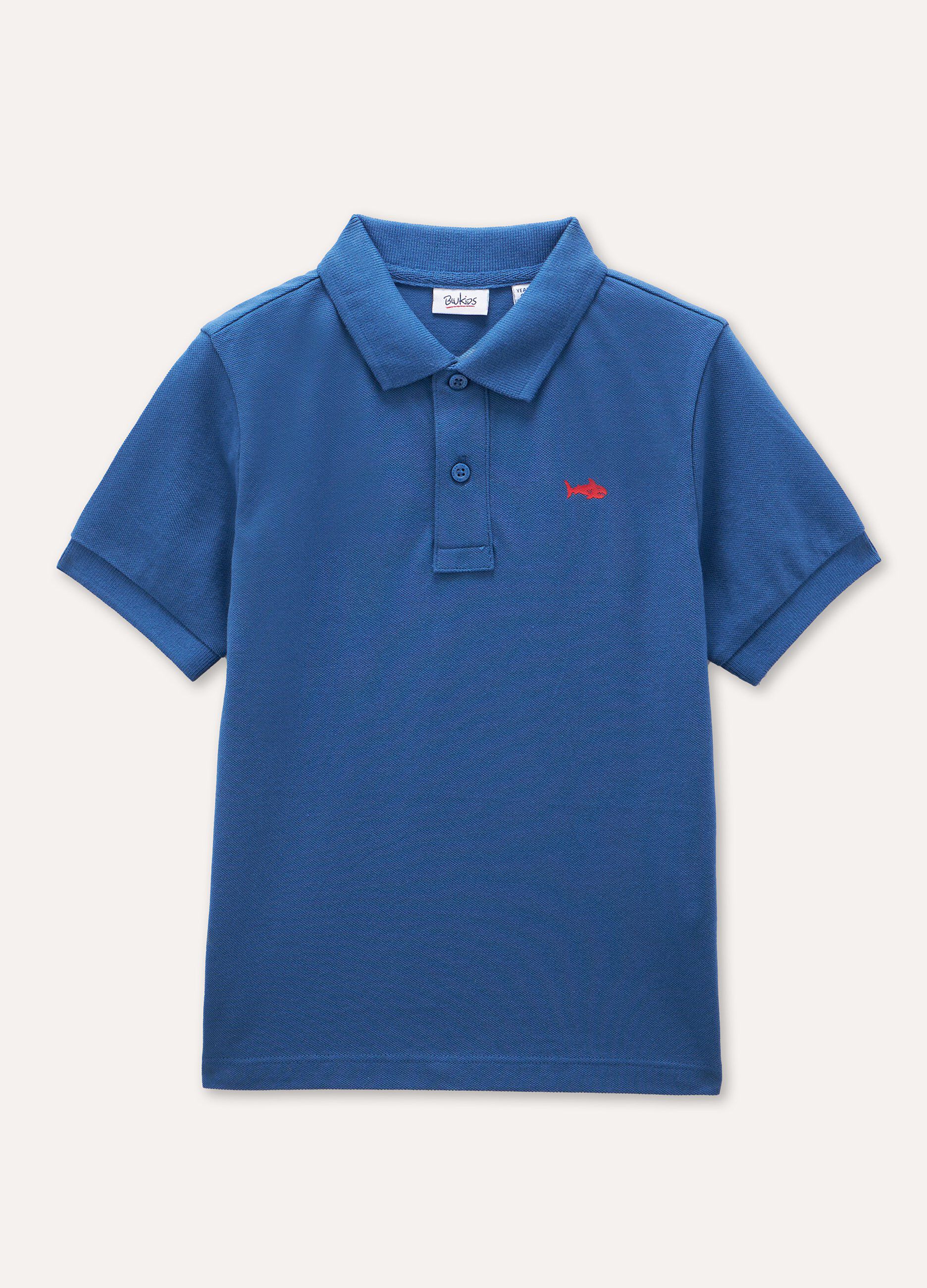 Polo in puro cotone Piquet bambino