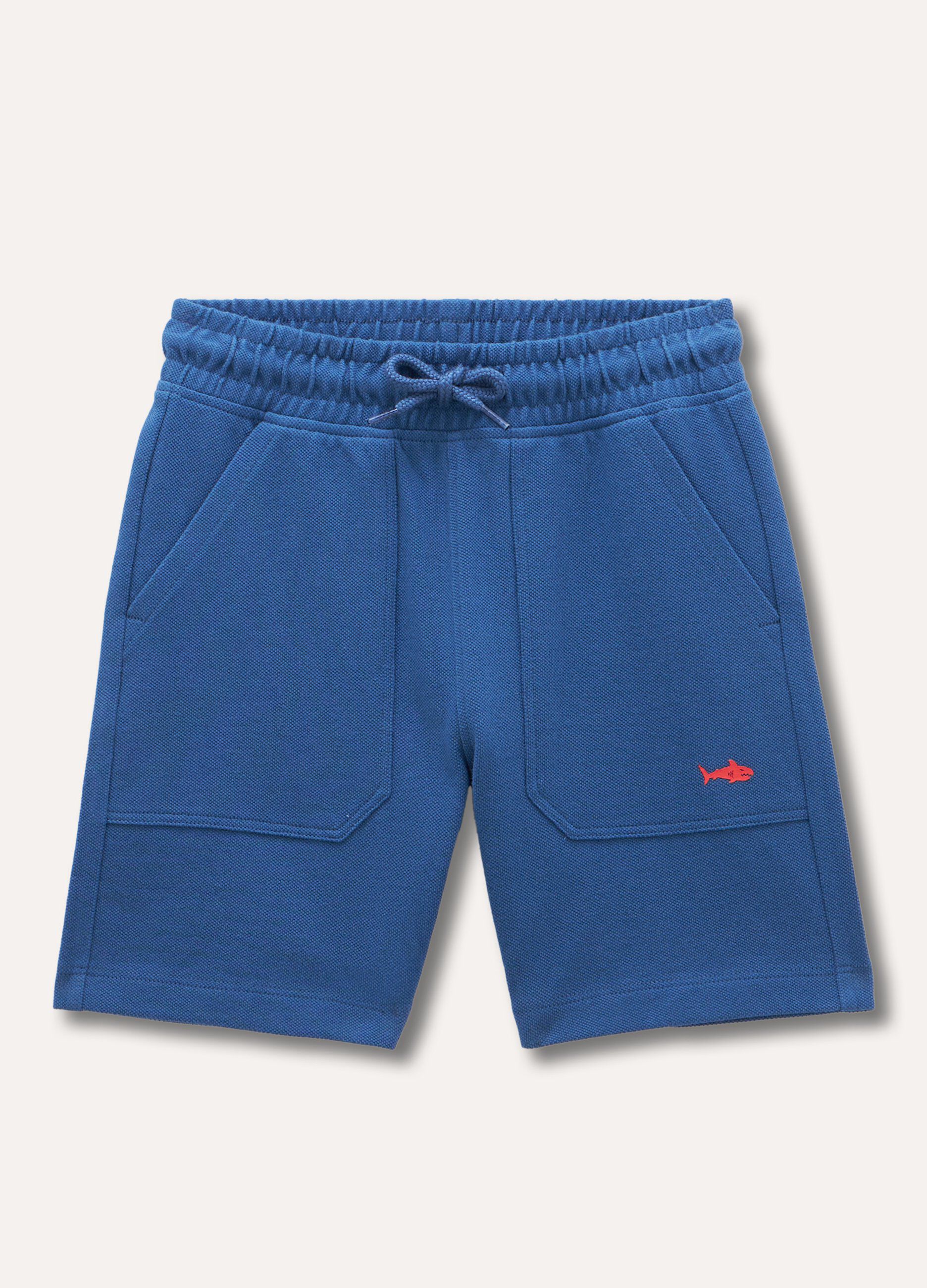 Shorts in cotone Piquet bambino