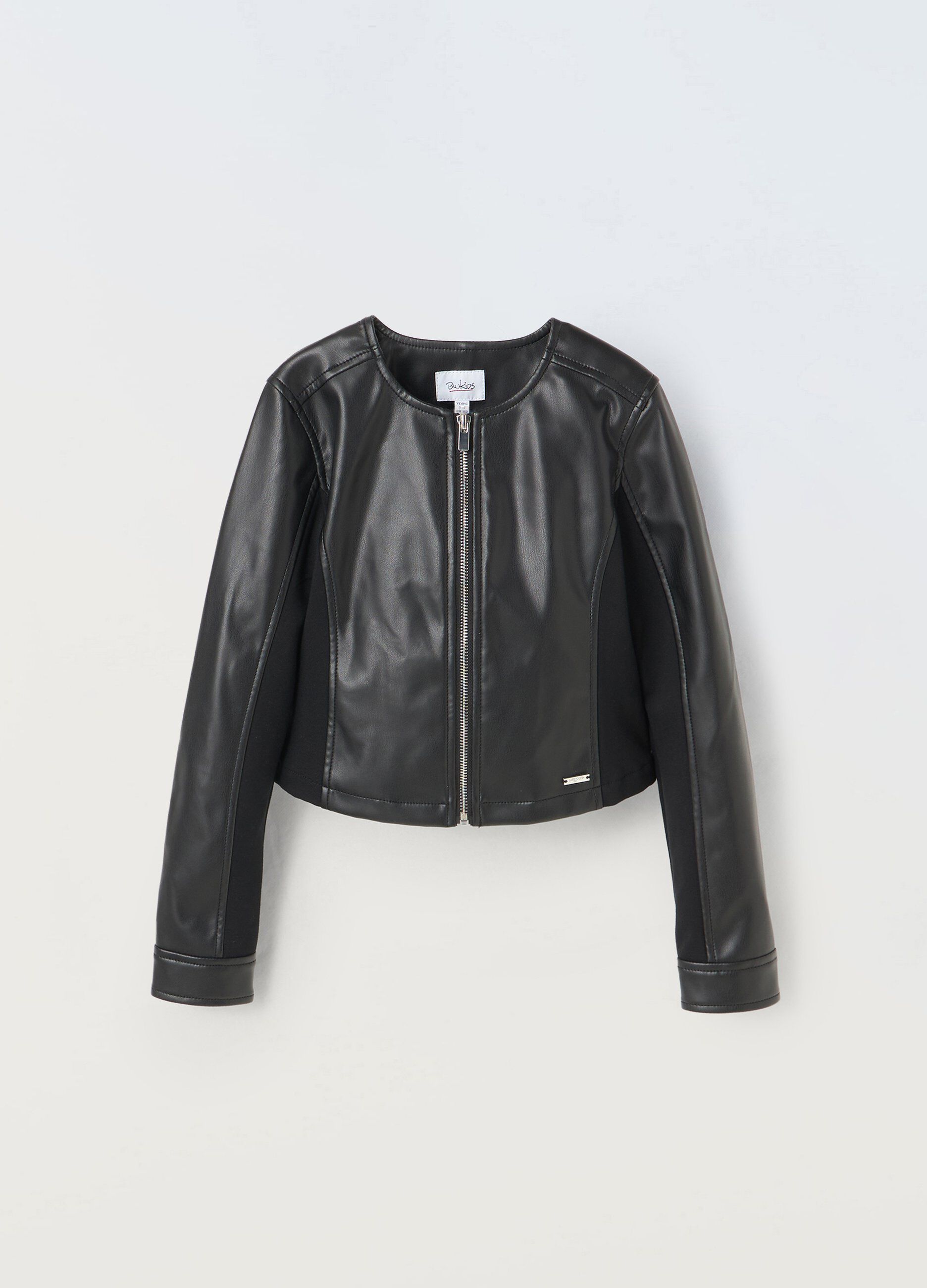 Giacca in eco pelle ragazza