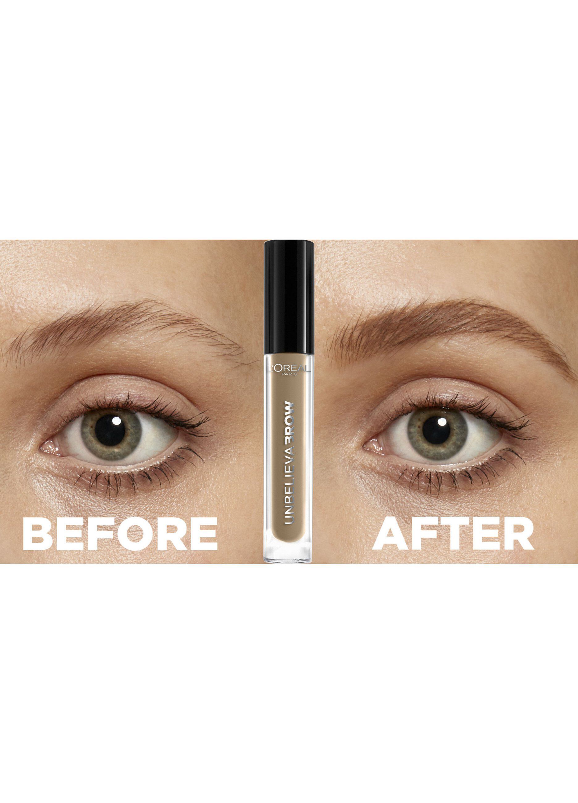 L'OrÃ©al Paris Unbelievabrow, Gel per Sopracciglia a Lunga Tenuta Waterproof, Colore: Cool Blonde (102), 3,4 ml.