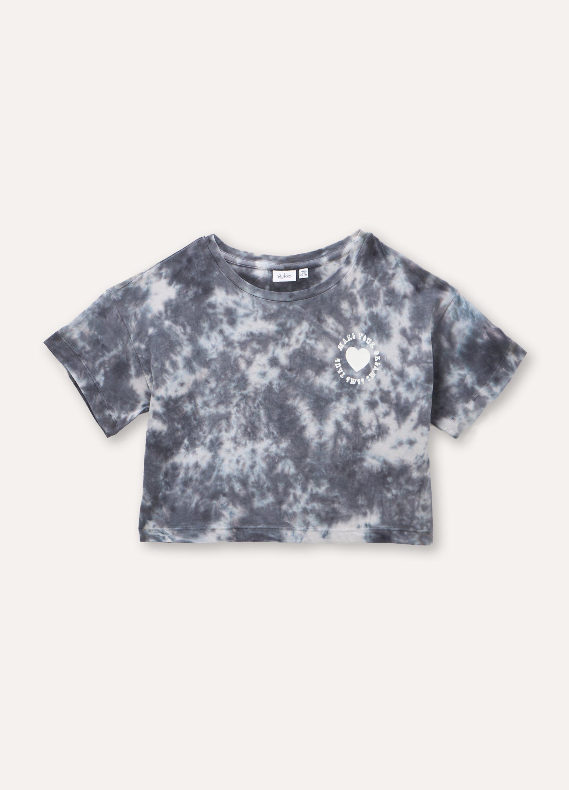 T-shirt tie dye in puro cotone ragazza