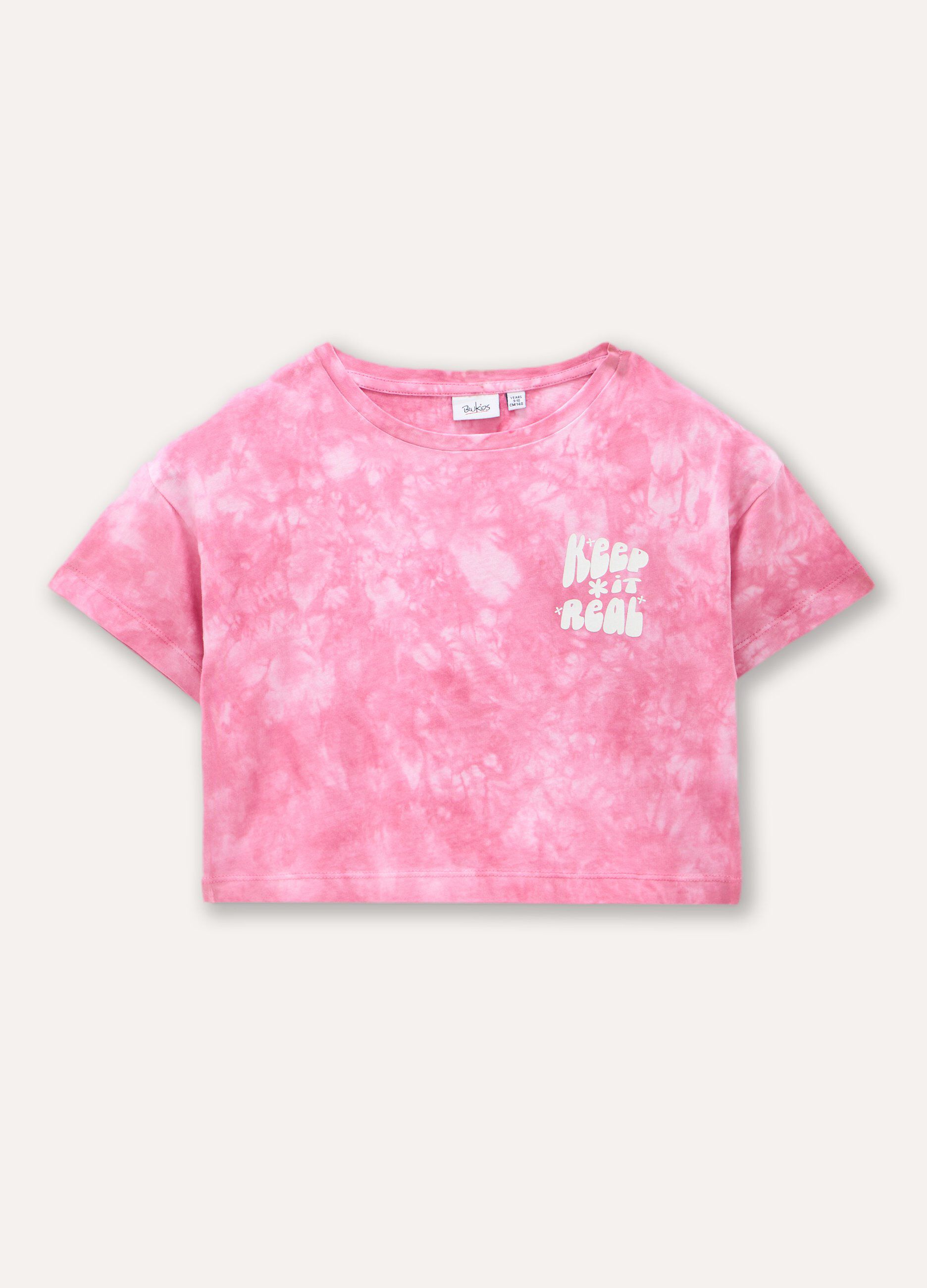T-shirt tie dye in puro cotone ragazza