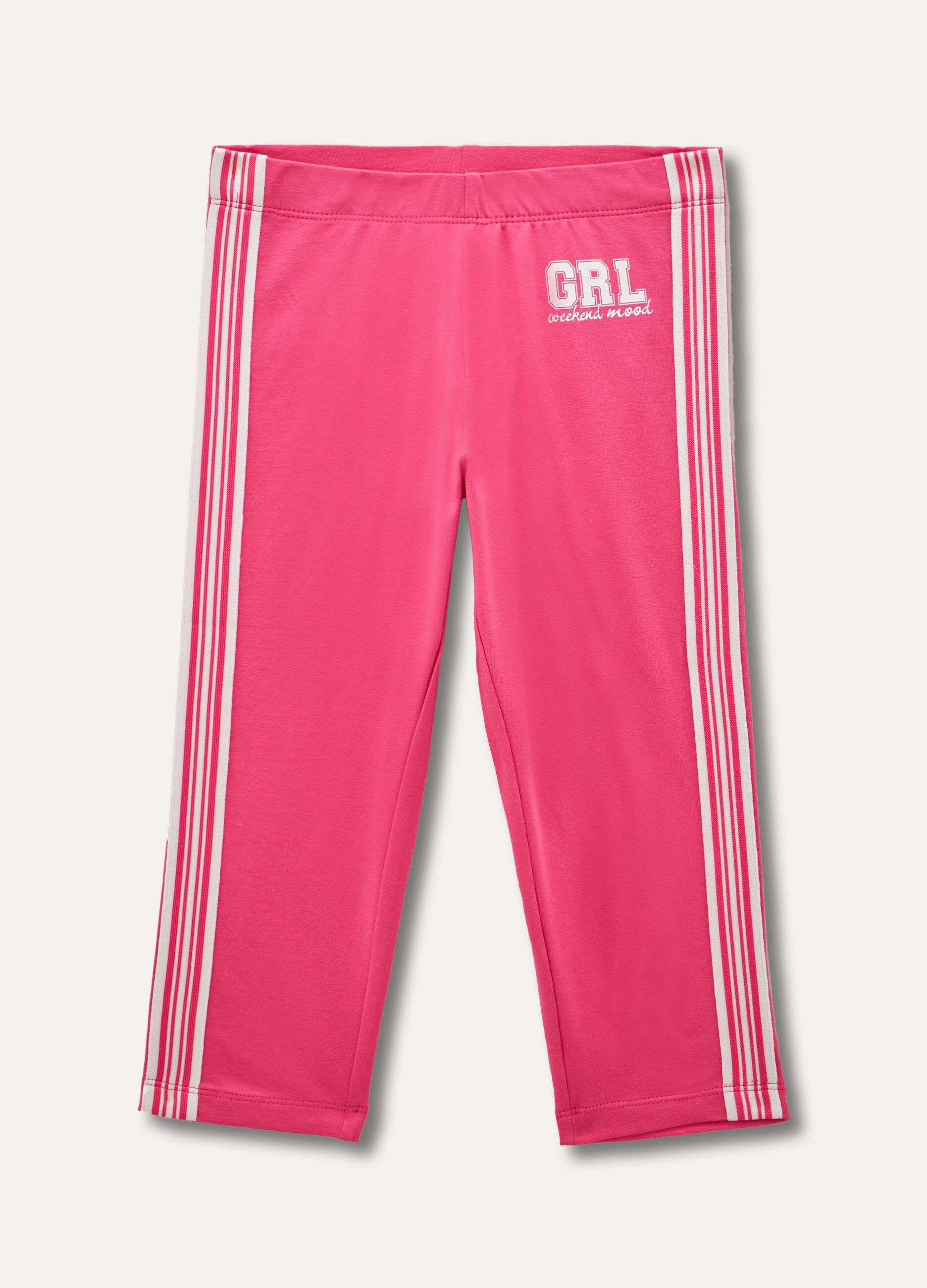 Leggings in cotone stretch ragazza