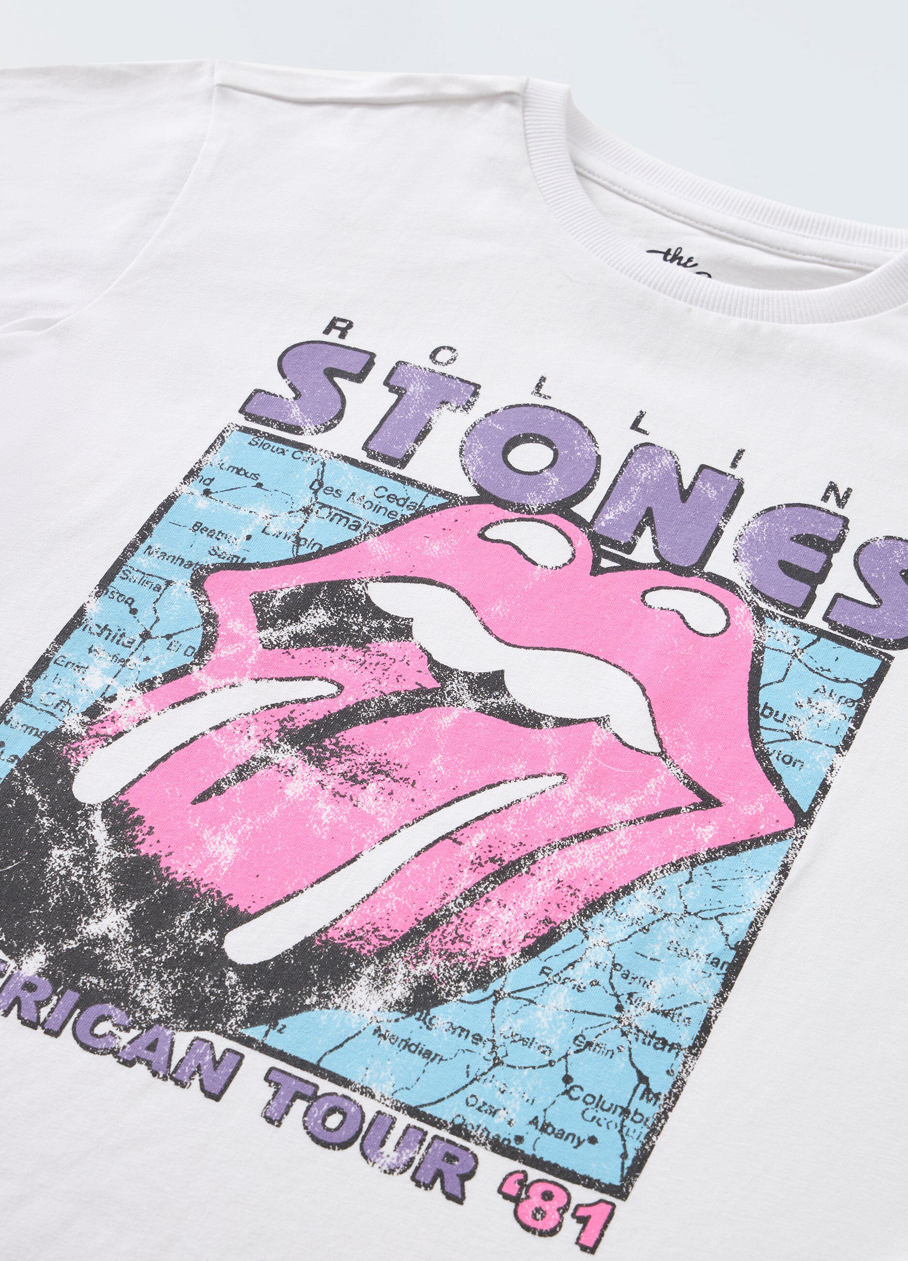 T-shirt in cotone stretch con stampa ragazza 3 T-shirt in cotone stretch con stampa ragazza