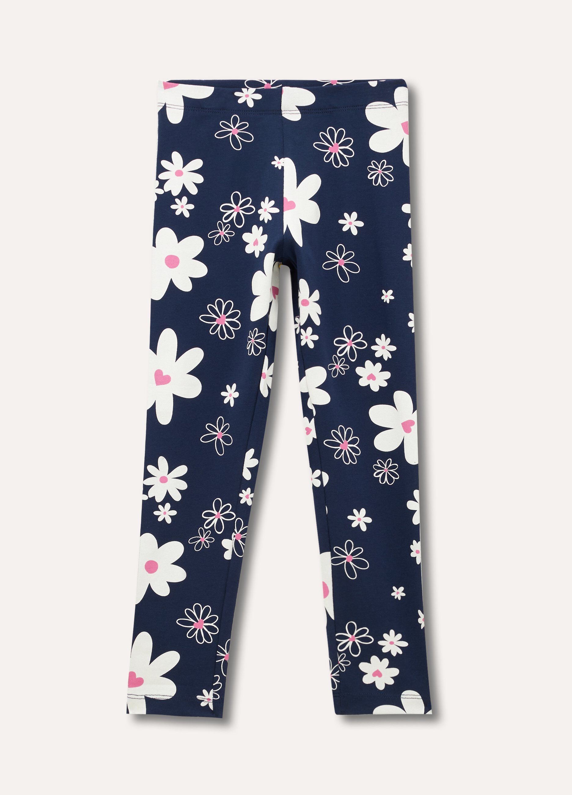 Leggings con stampa bambina