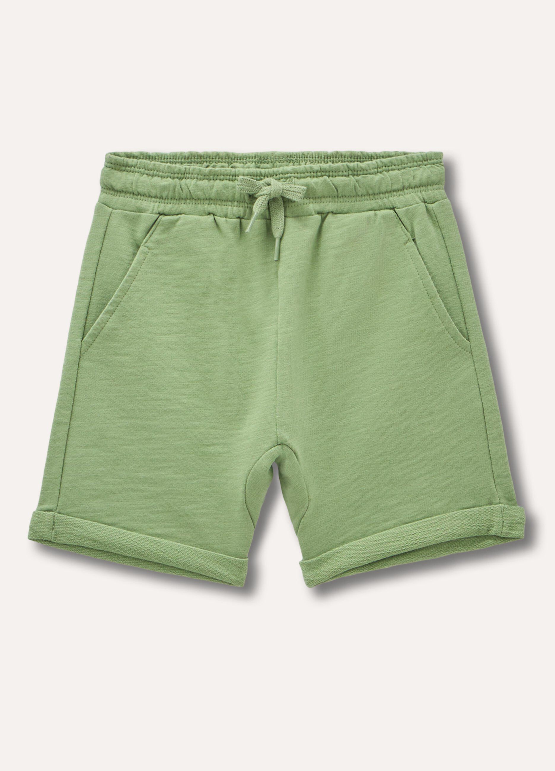 Shorts in puro cotone neonato