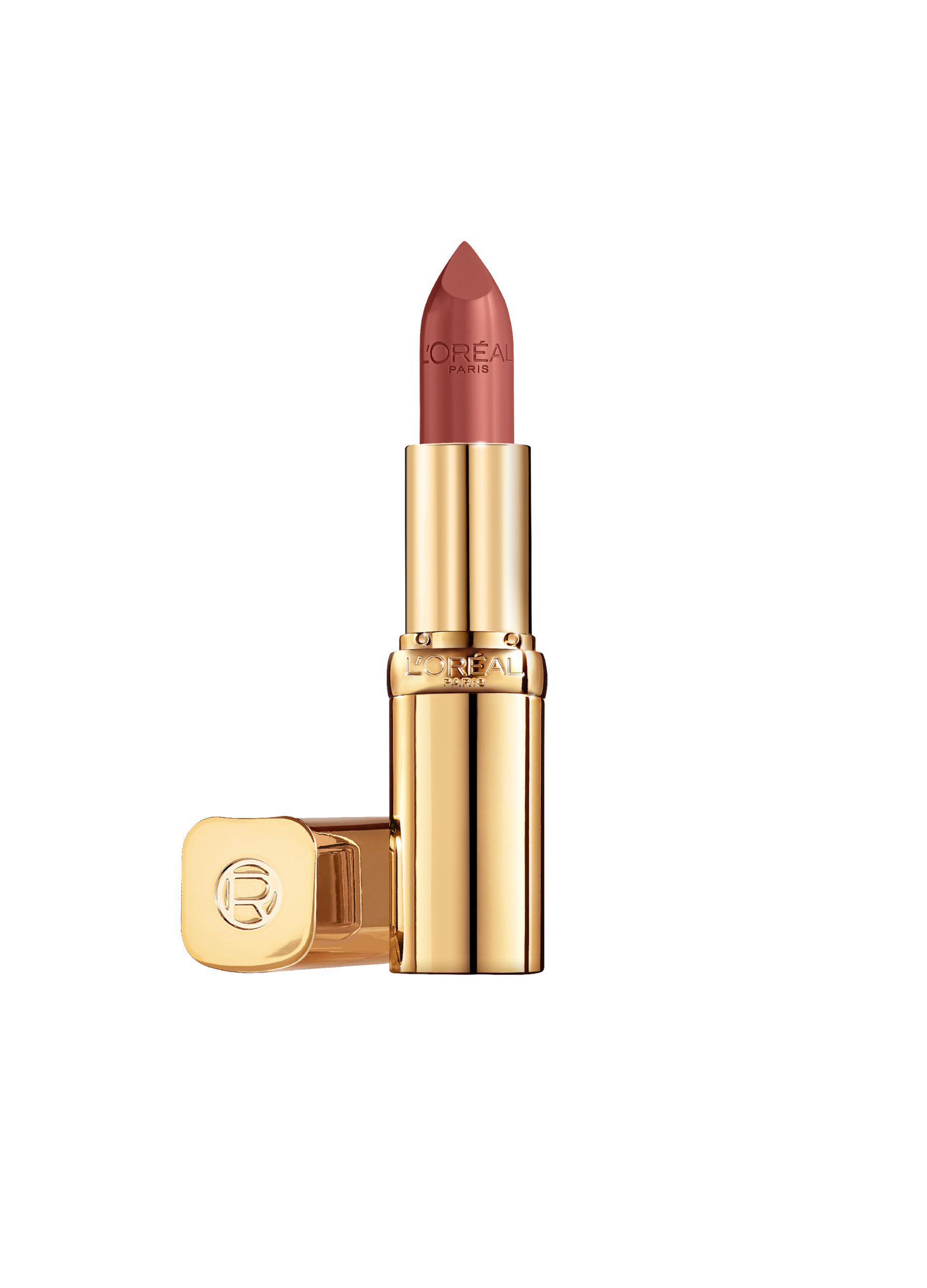 L'Oréal Paris Rossetto Color Riche Satin, Lunga tenuta, Finish satinato, 107 Seine Sunset.