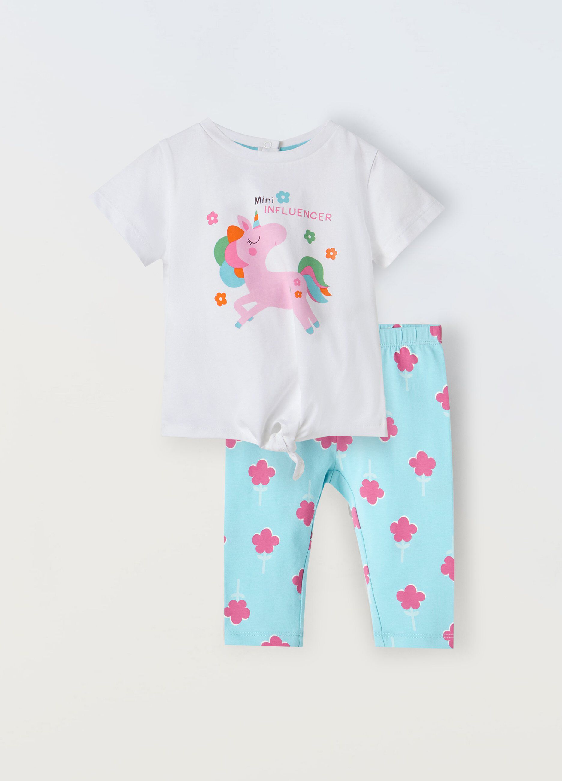 Jogging set in cotone stretch neonata